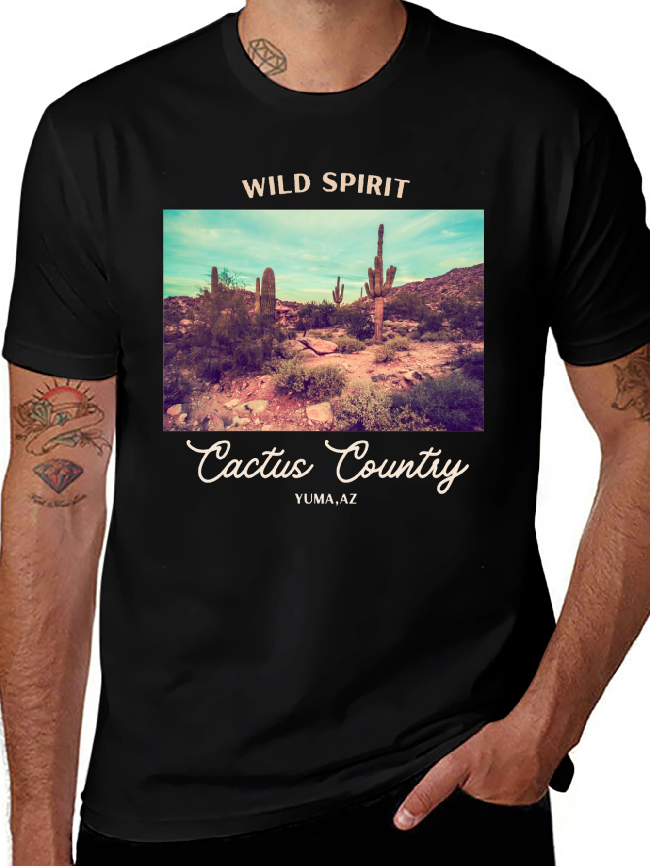 Wild Spirit Cactus Country Tee