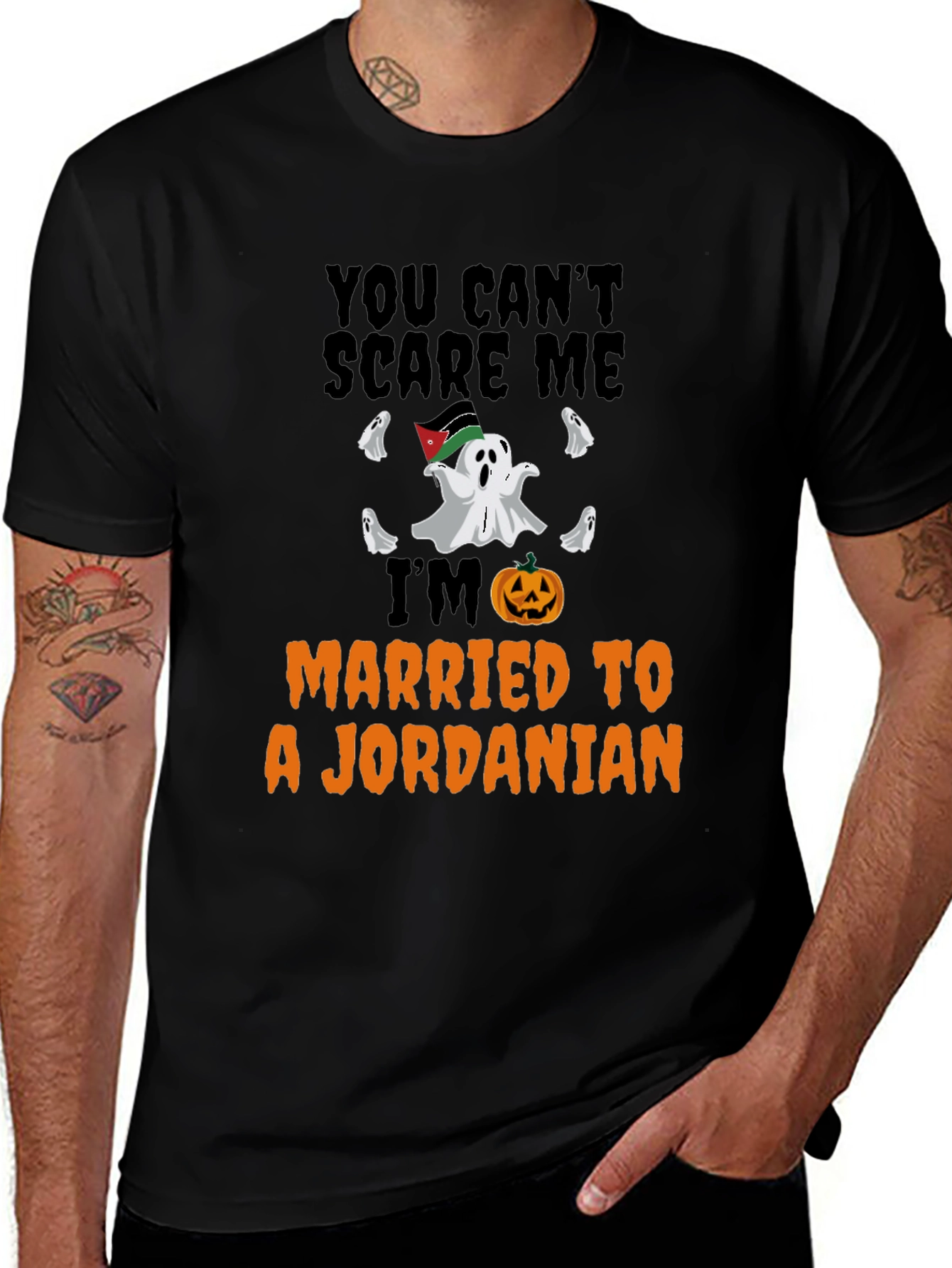 Variant 27 of Jordanian Spouse Halloween T-Shirt