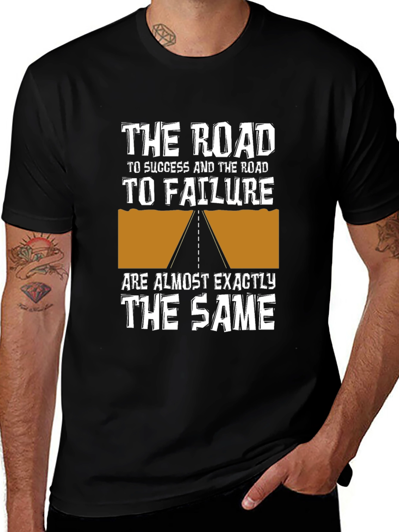 Variant 13 of Road to Success Graphic T-Shirt