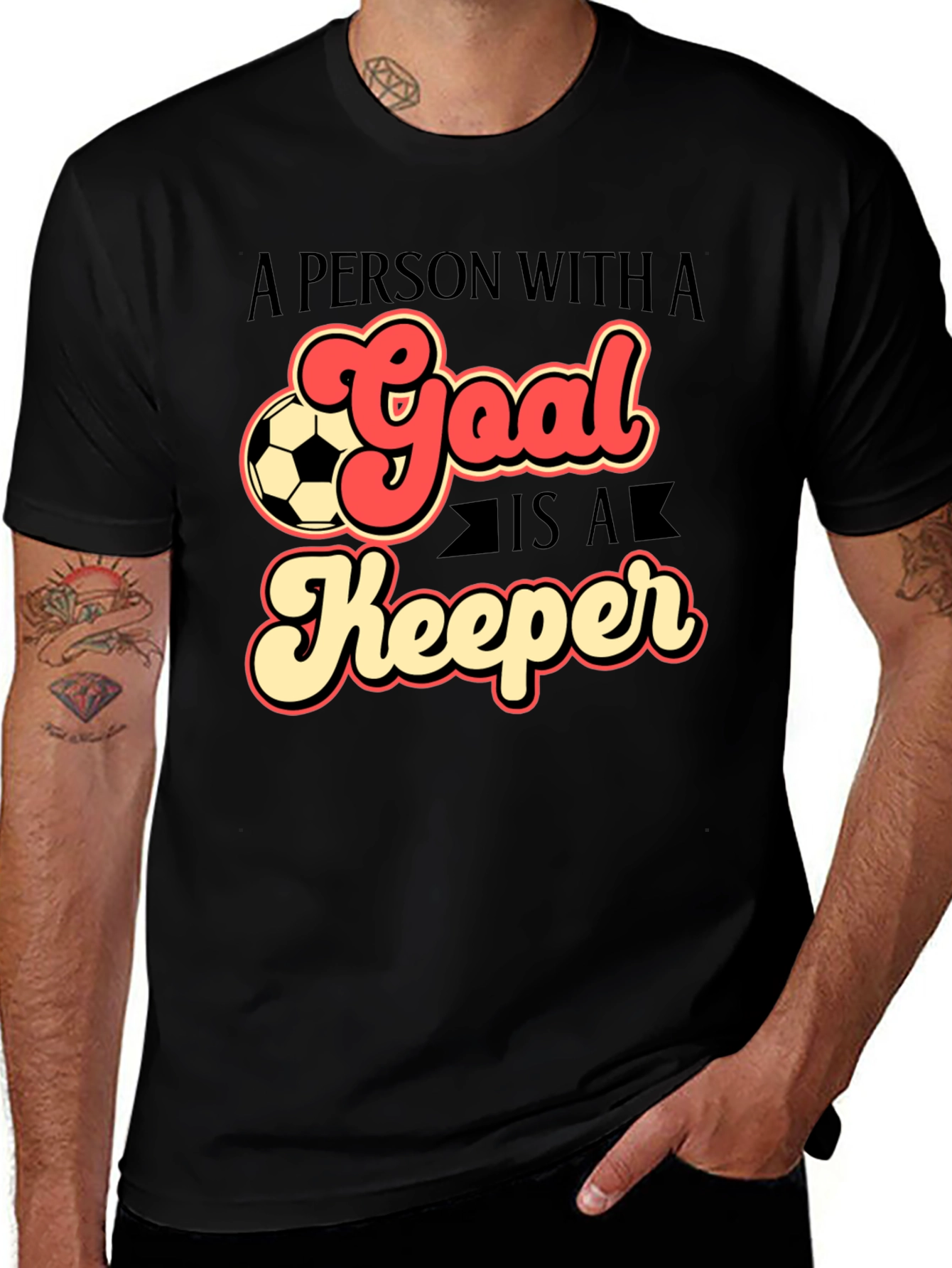 Variant 25 of Goal Keeper Graphic Tee - Soccer T-Shirt