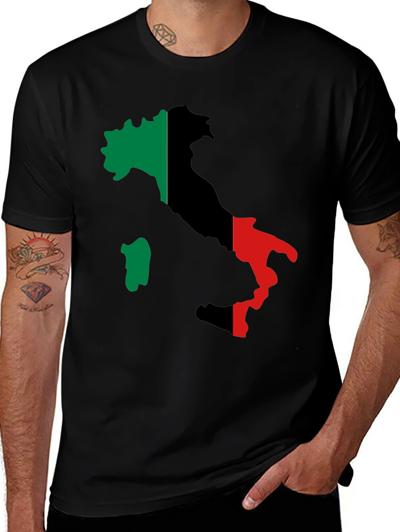 Italy Map T-Shirt - Stylish Italian Pride Tee