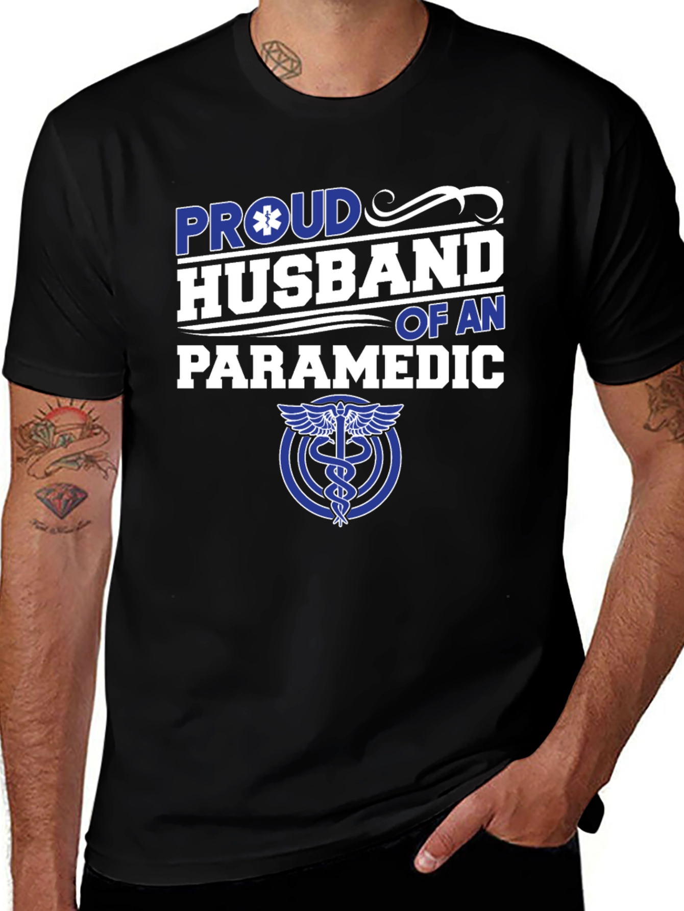 Variant 30 of Proud Husband of a Paramedic T-Shirt