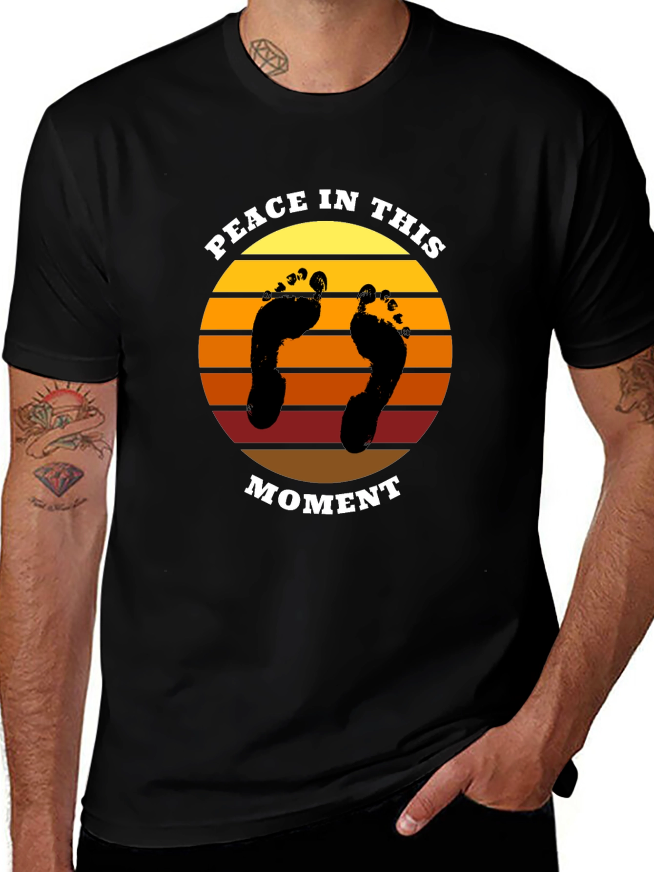 Variant 16 of Peace In This Moment Graphic T-Shirt