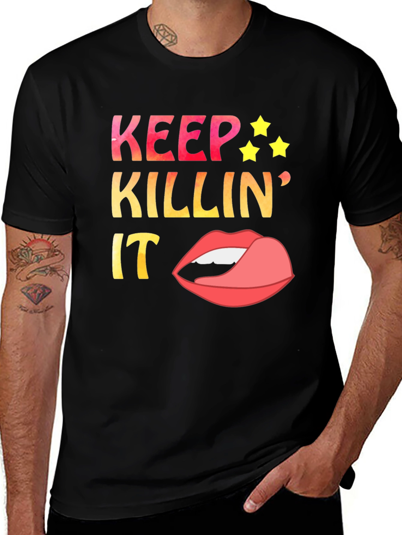 Variant 6 of Keep Killin' It Graphic Tee - Trendy Statement Shirt