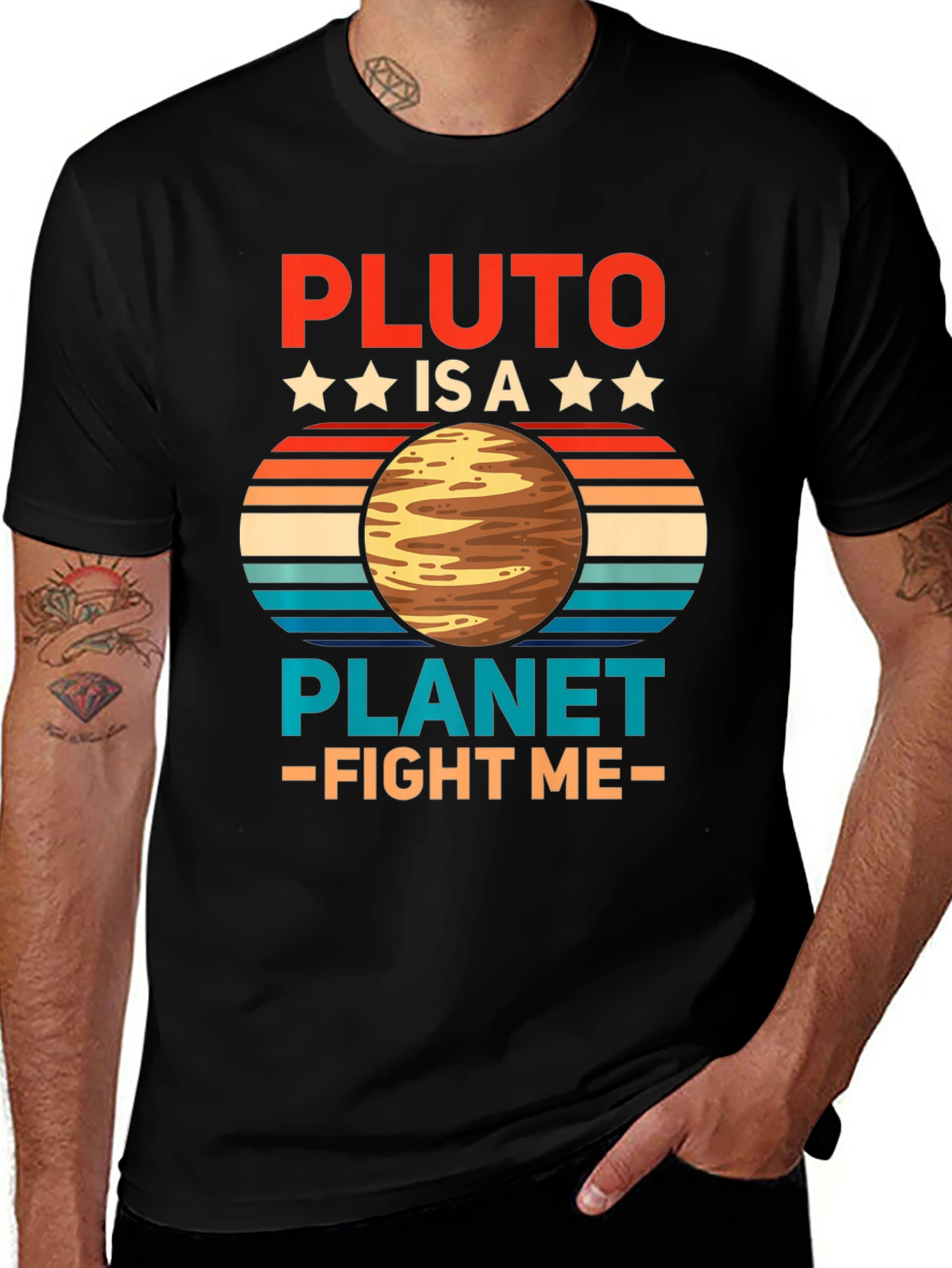 Pluto is a Planet T-Shirt - Retro Space Design
