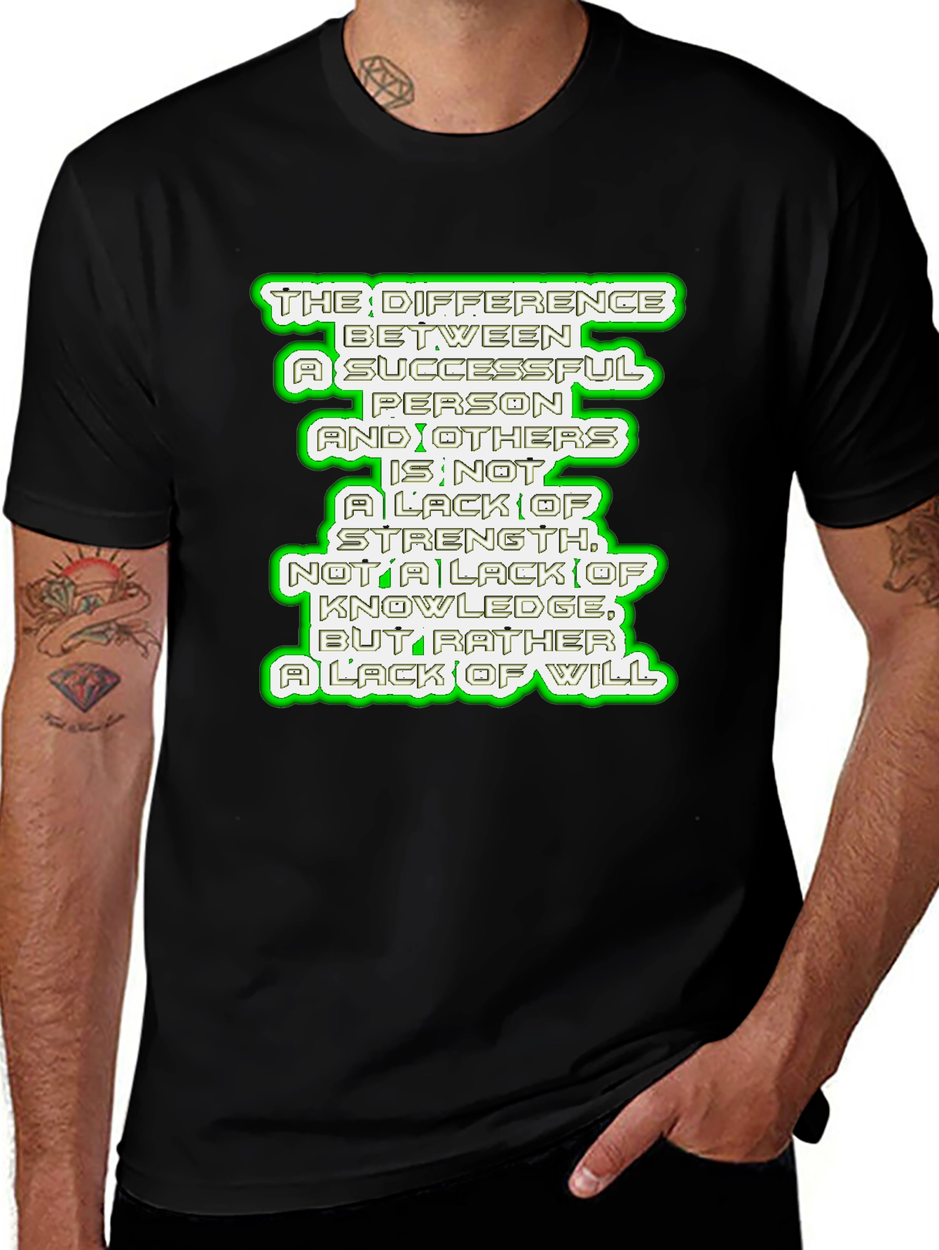 Variant 13 of Motivational Quote T-Shirt - Success & Will