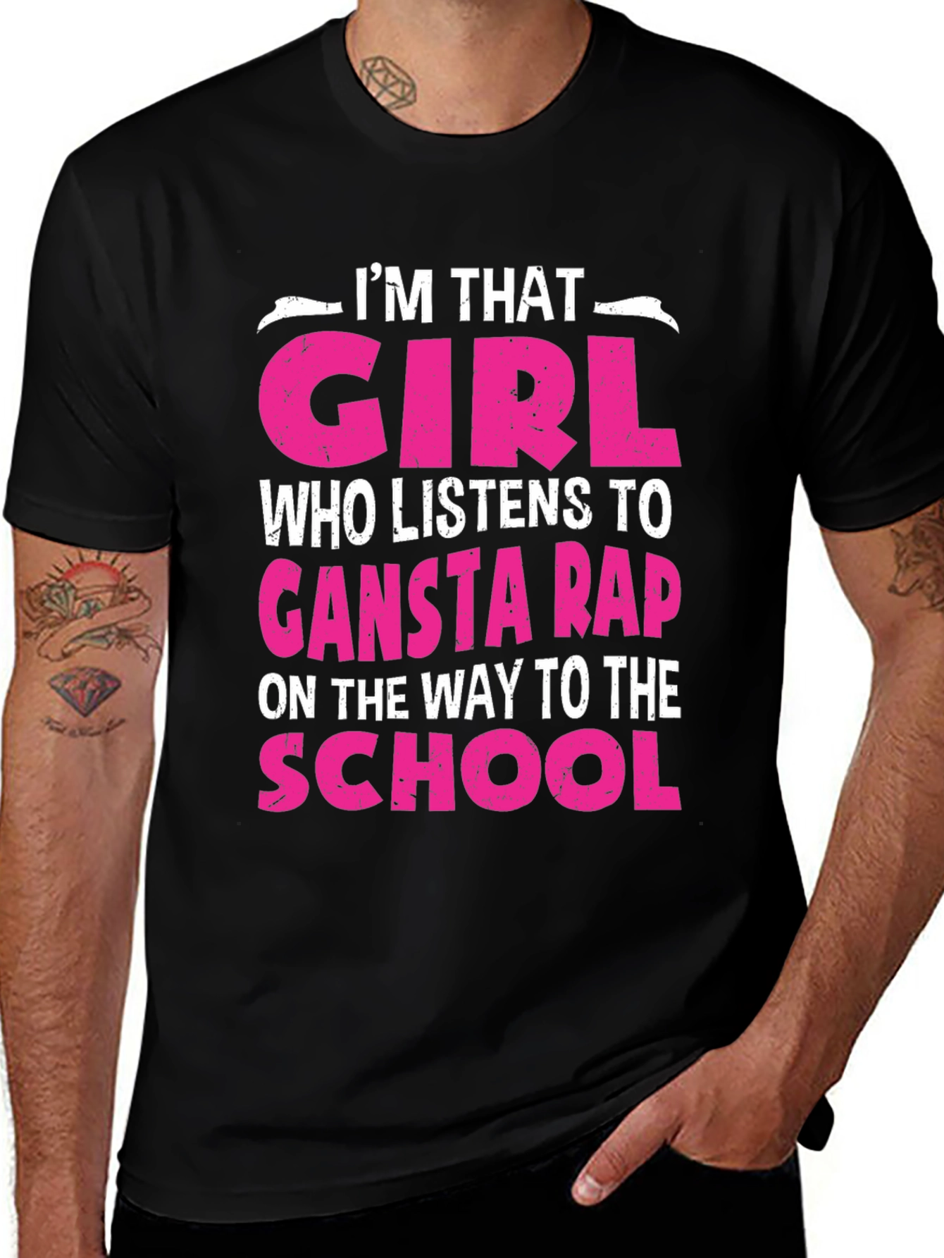 Variant 29 of I'm That Girl Gansta Rap T-Shirt