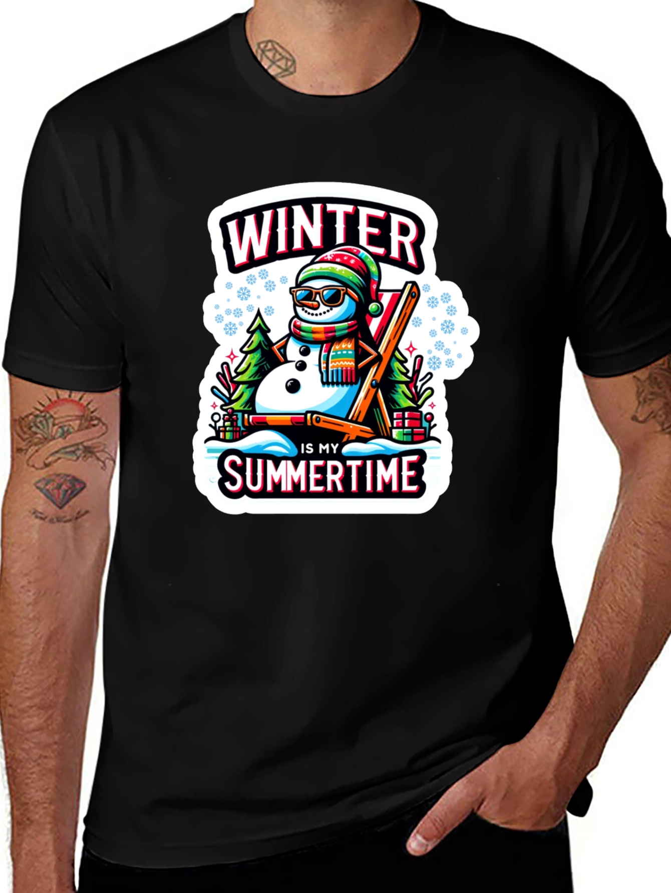 Winter Is My Summertime Graphic T-Shirt