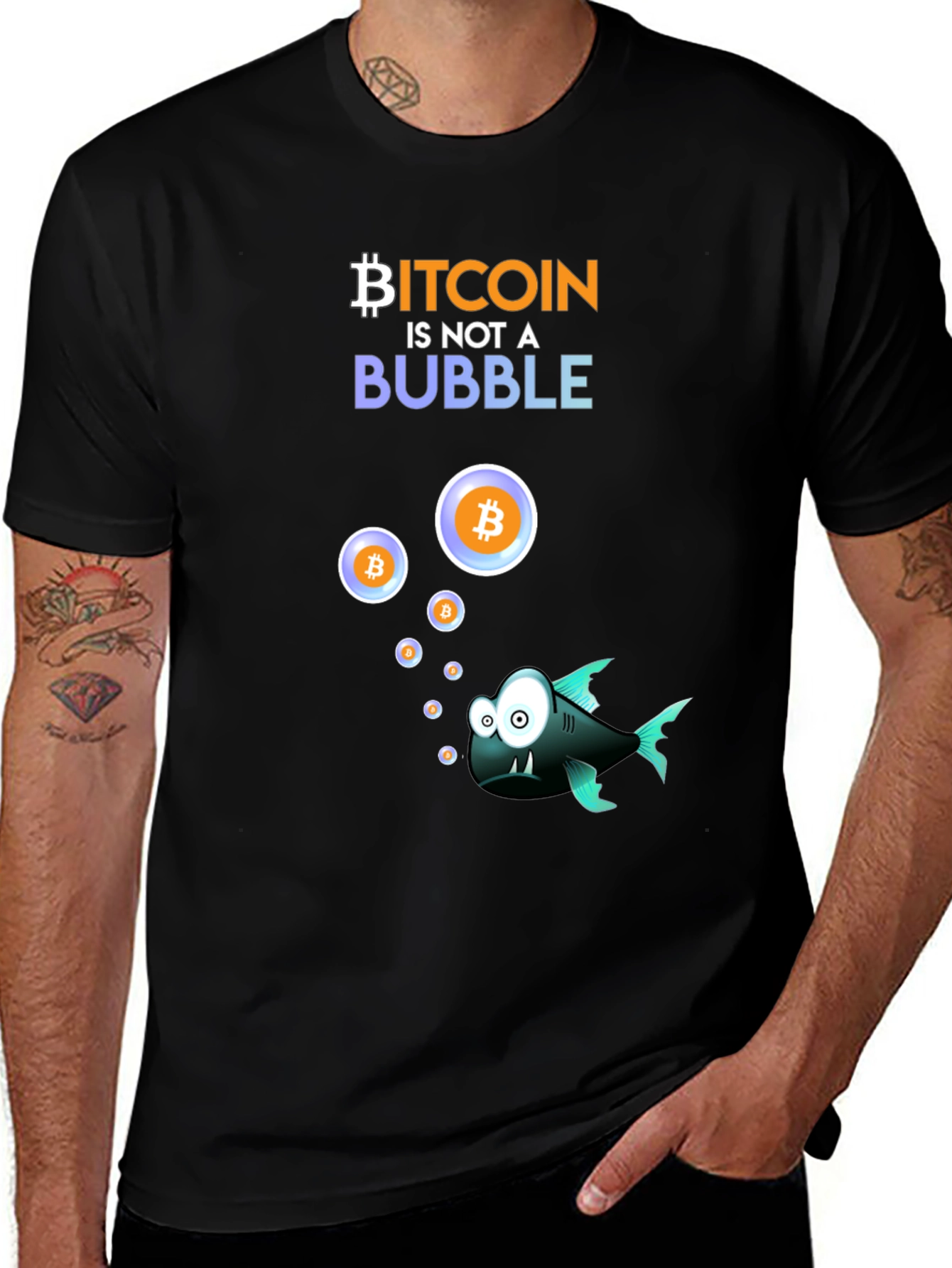 Bitcoin is Not a Bubble Graphic T-Shirt