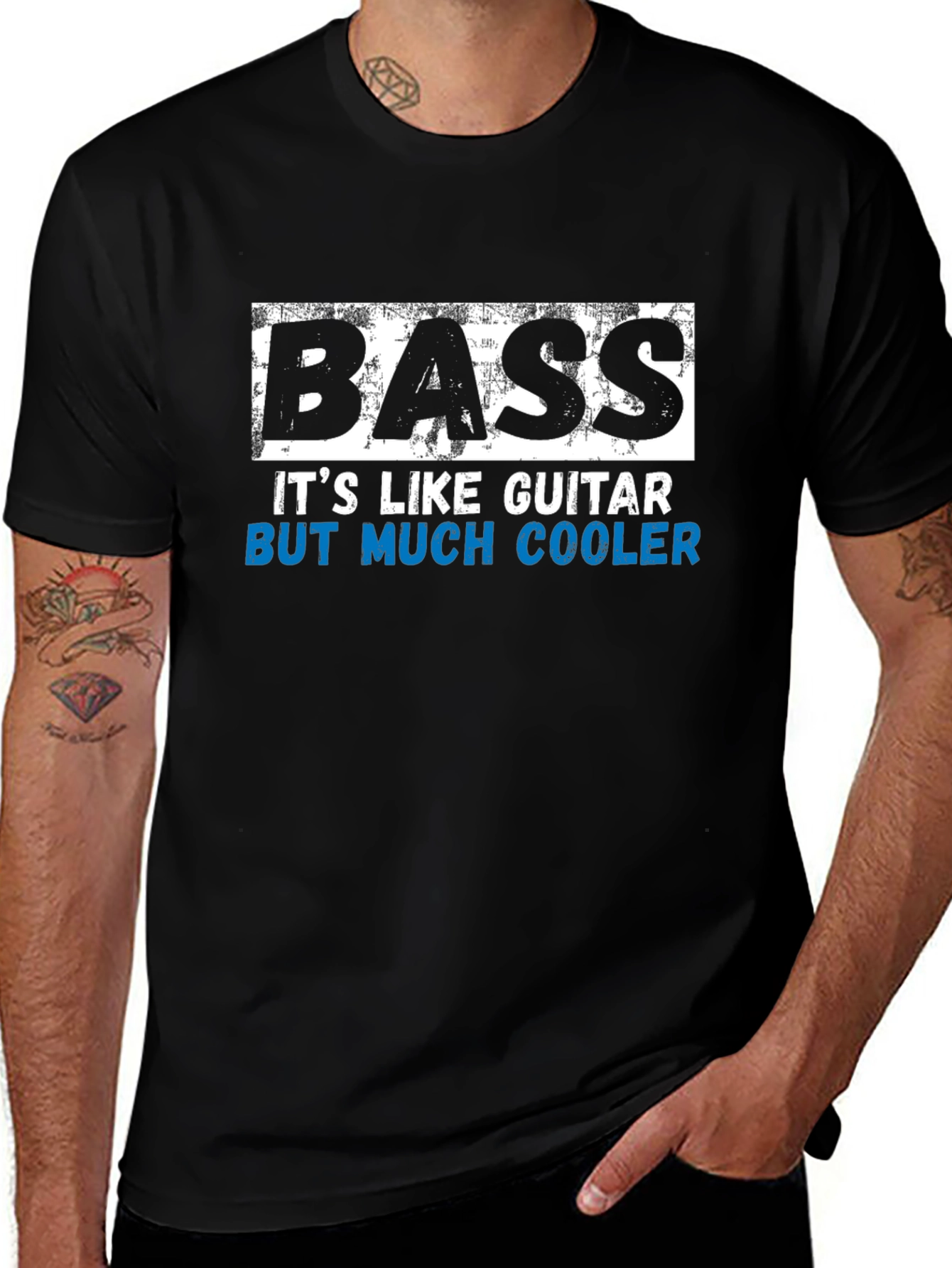 Variant 17 of Bass Guitarist Cool T-Shirt