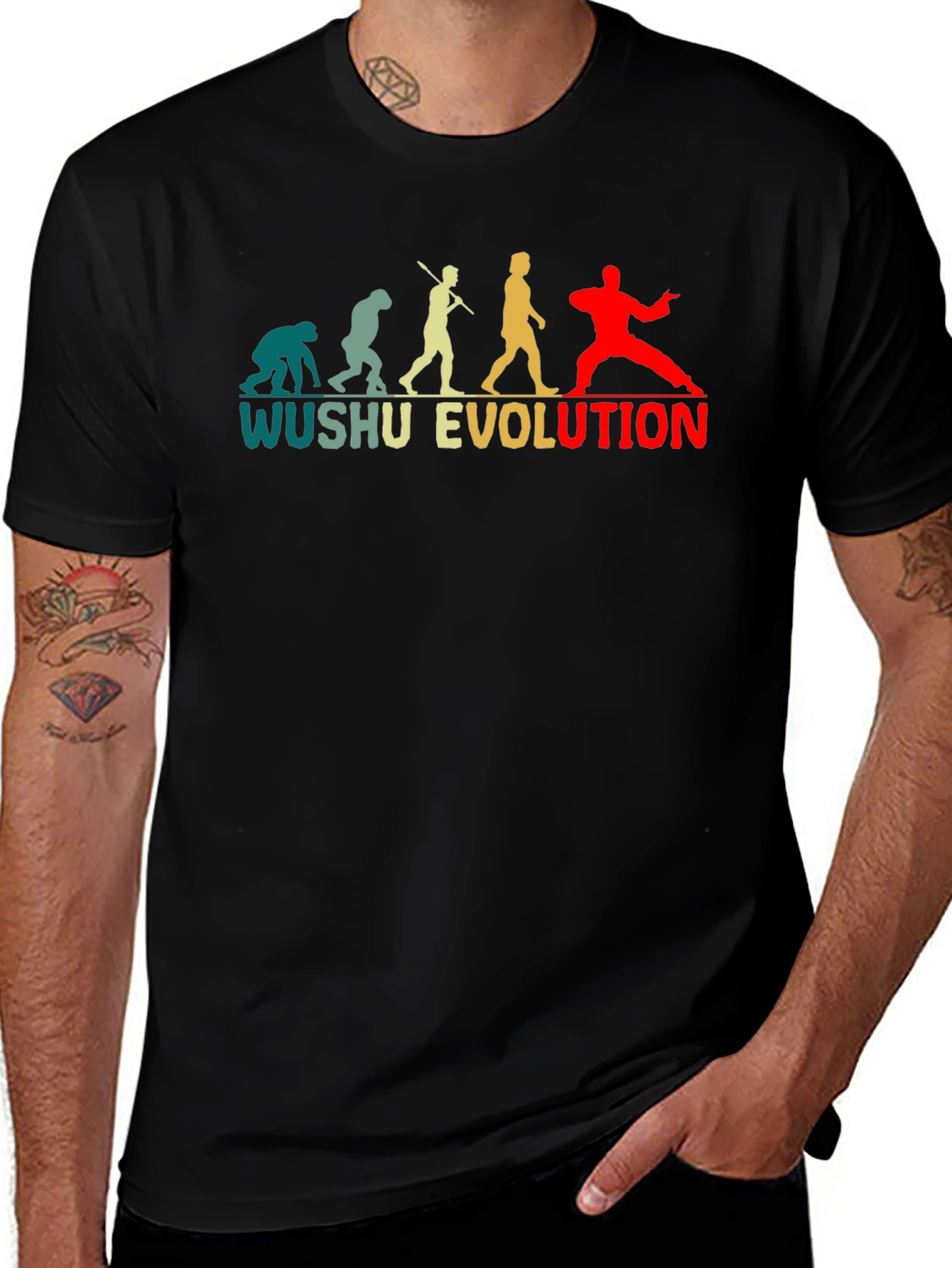 Wushu Evolution T-Shirt - Martial Arts Tee