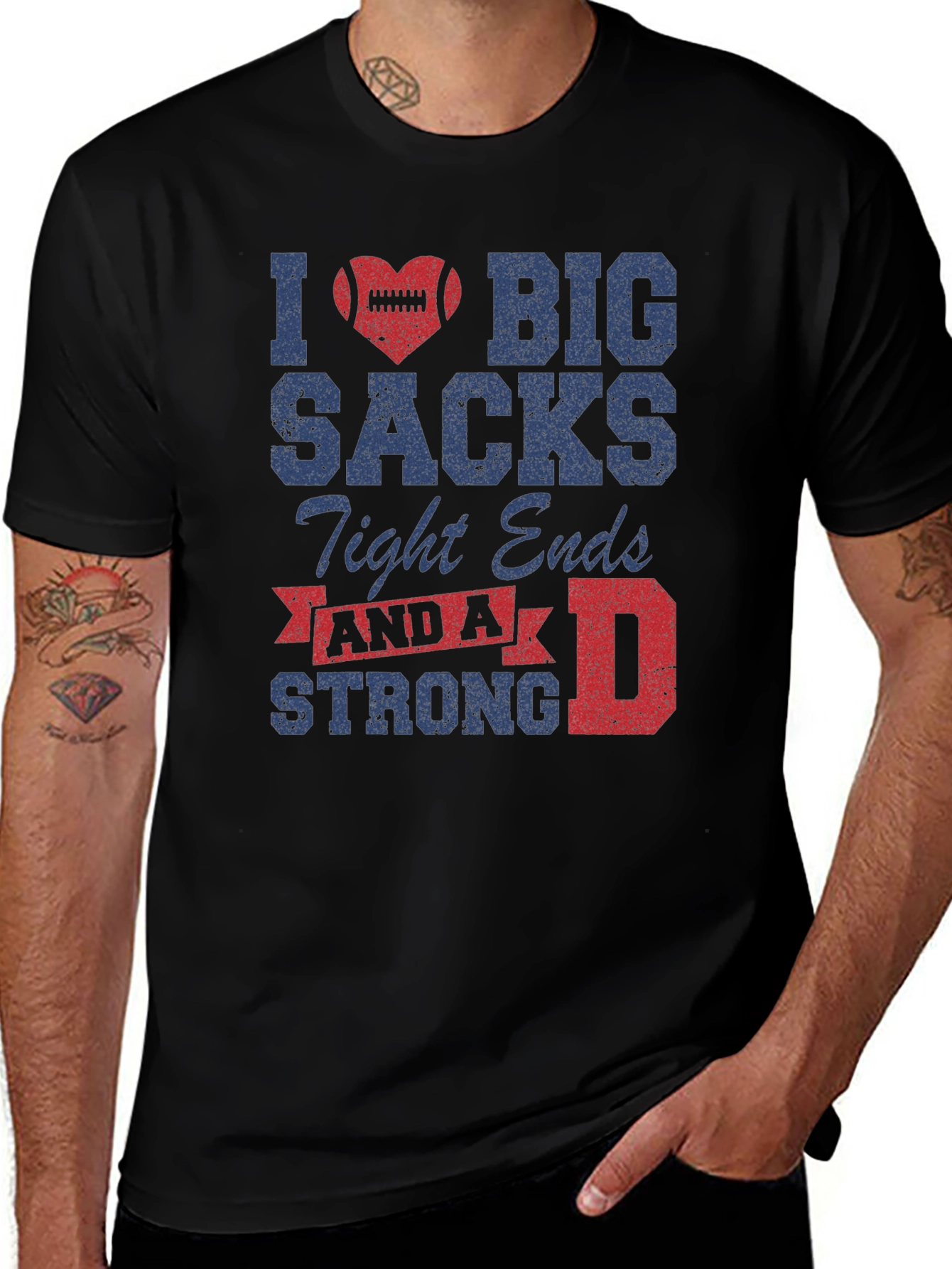 Variant 14 of I Love Big Sacks T-Shirt