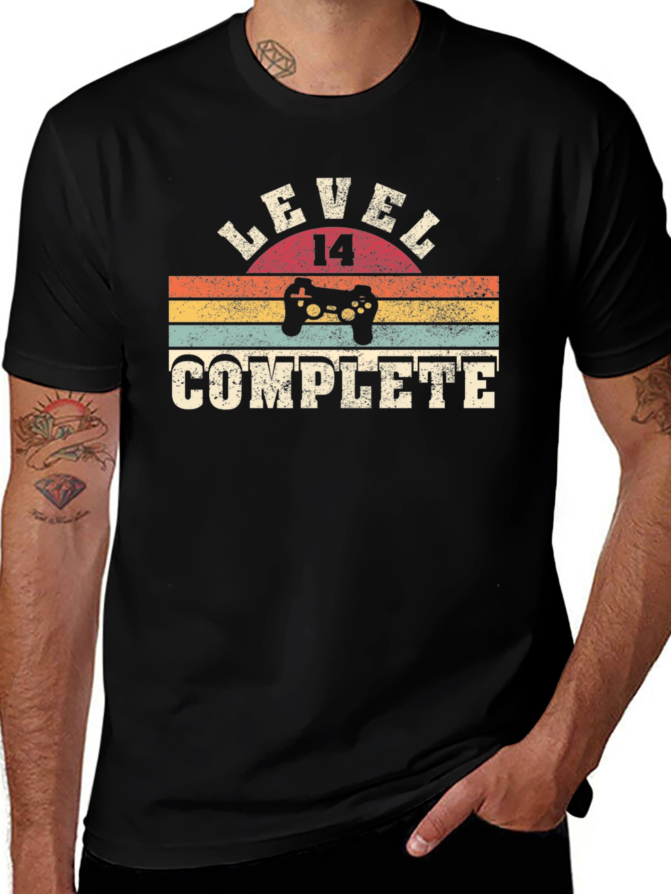 Variant 9 of Level 14 Complete Gamer T-Shirt