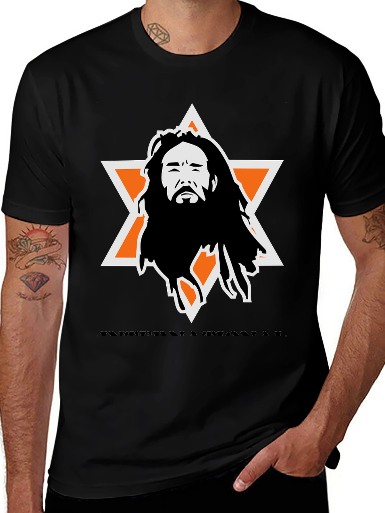 Variant 9 of Graphic Tee: Man with Star