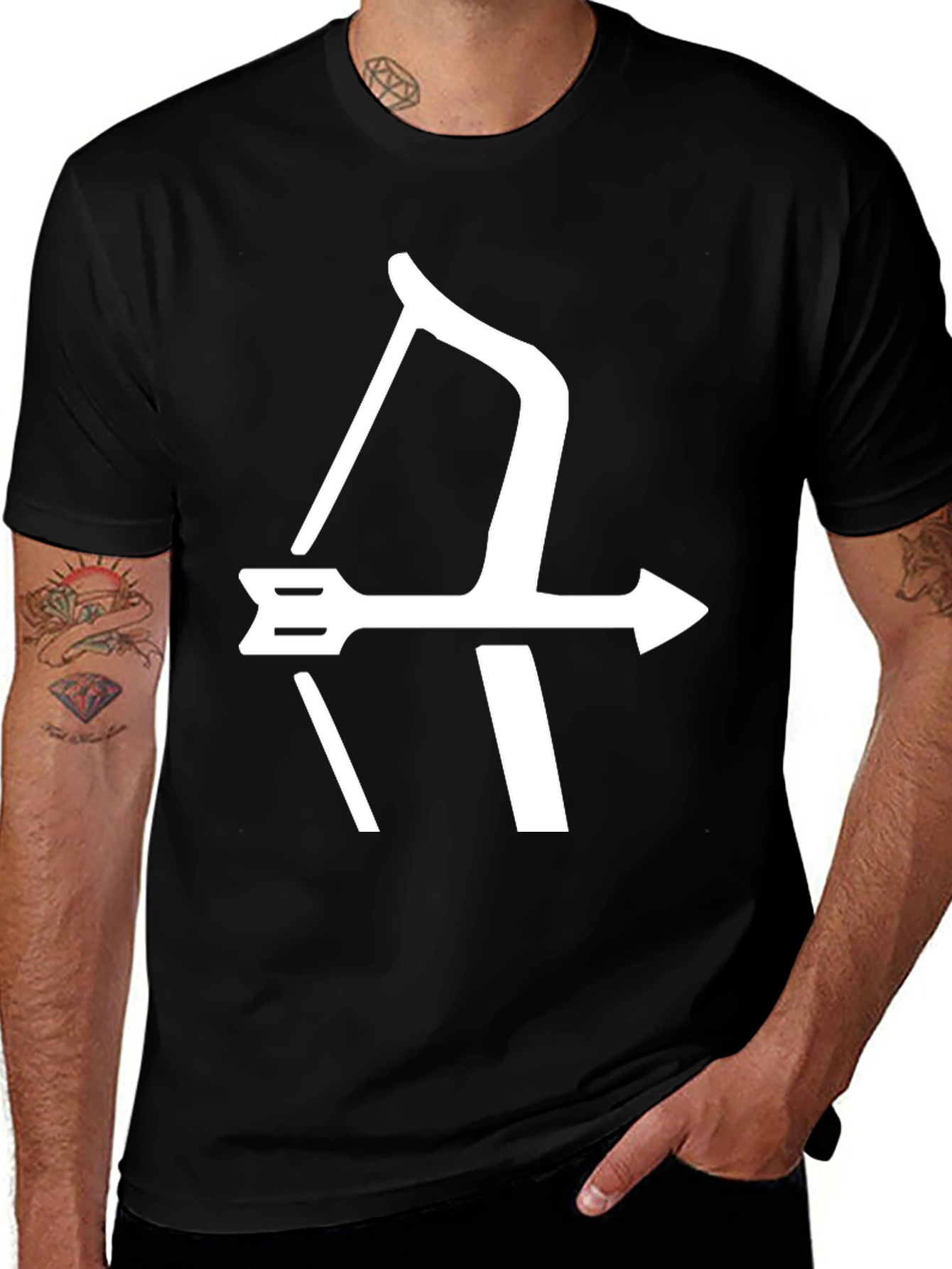 Variant 11 of Archery Bow & Arrow Graphic T-Shirt