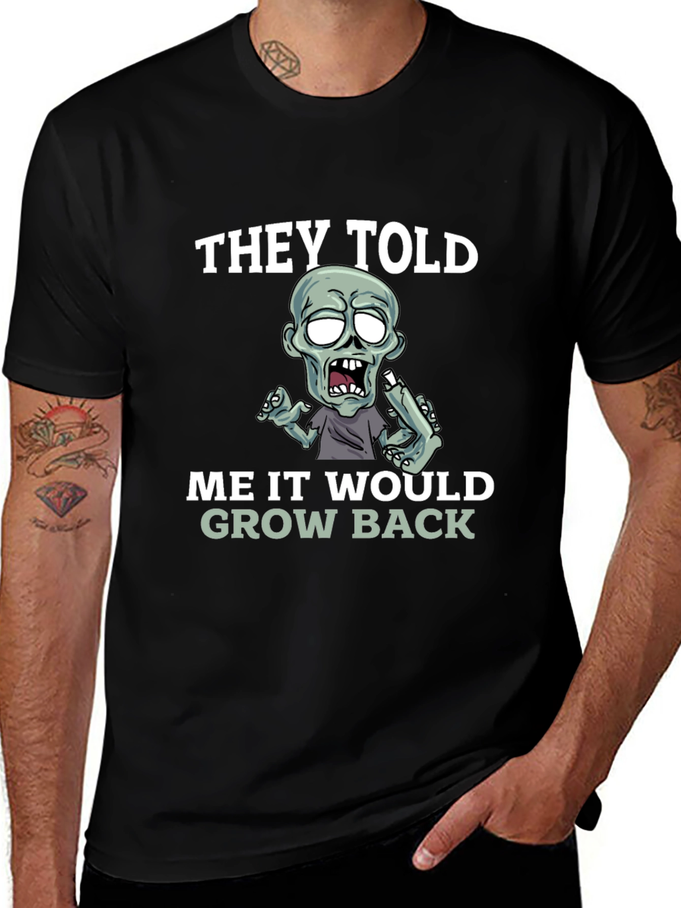Variant 11 of Zombie Grow Back Graphic Tee