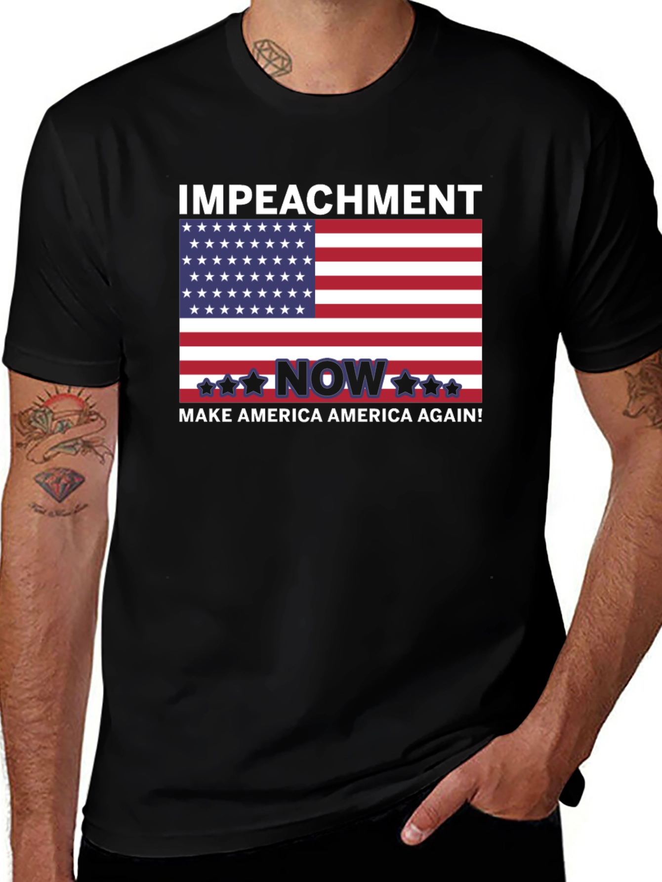 Impeach Trump Now T-Shirt - Make America Great Again