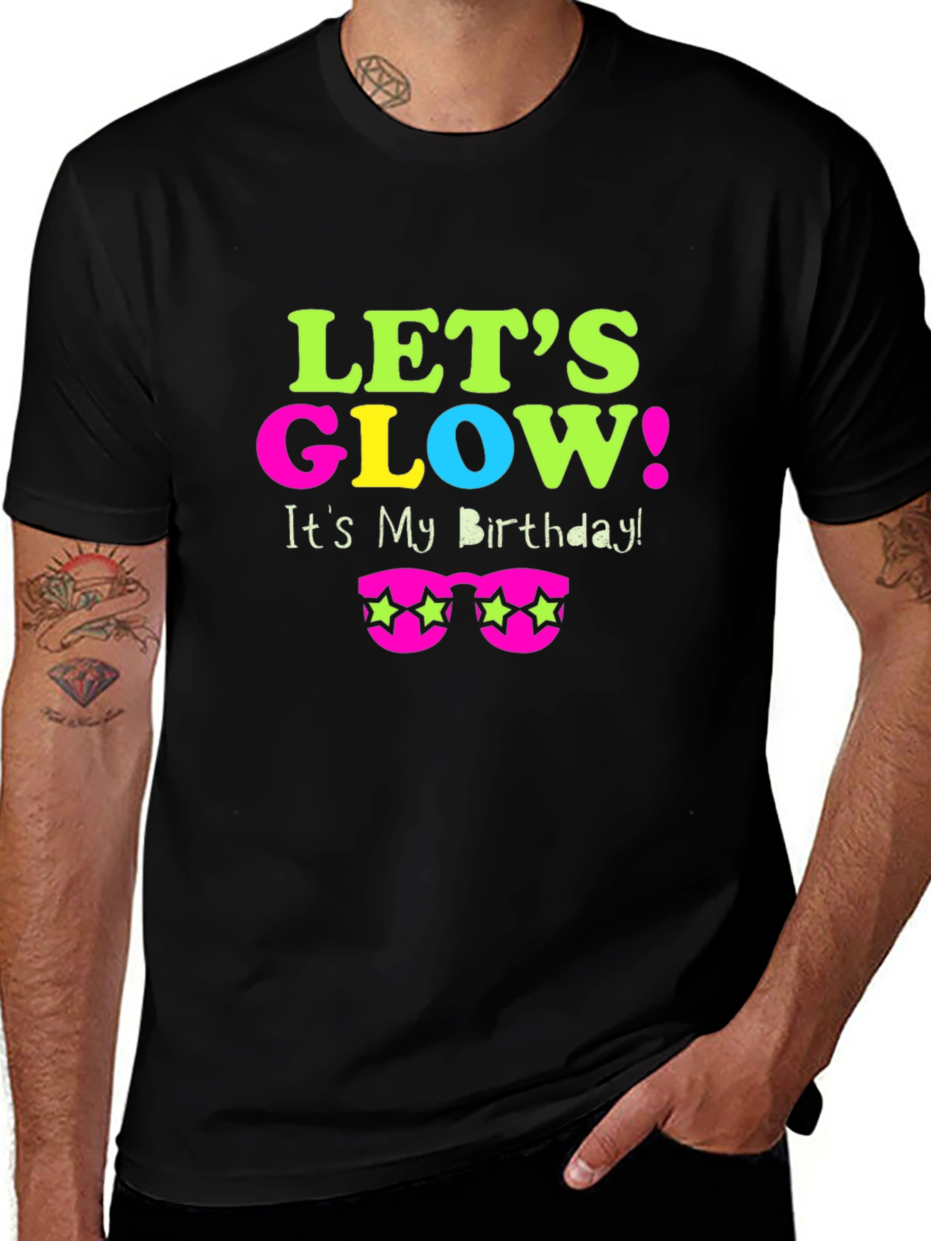 Let's Glow Birthday T-Shirt