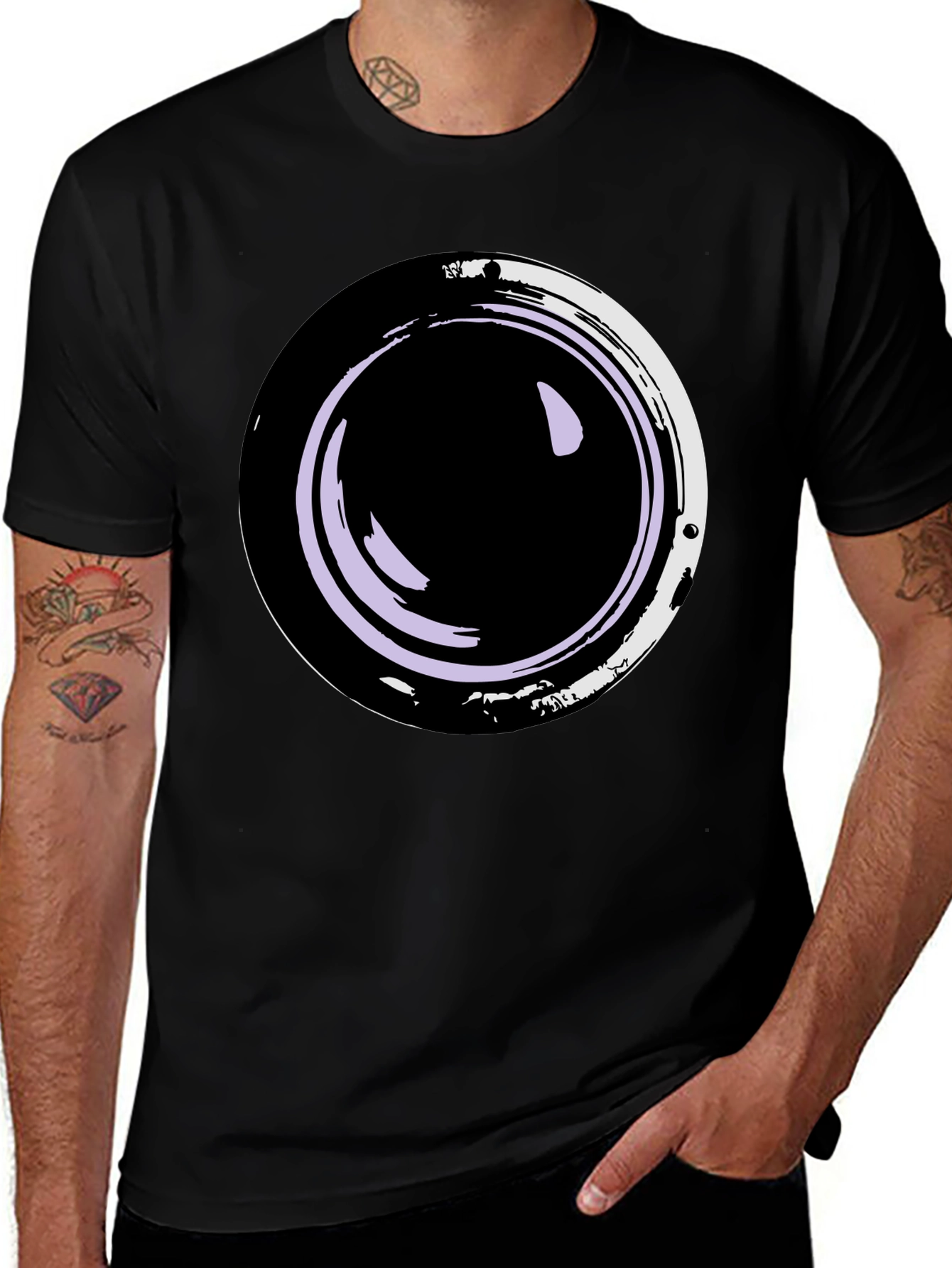 Variant 17 of Enso Circle Graphic Tee - Zen Style Shirt