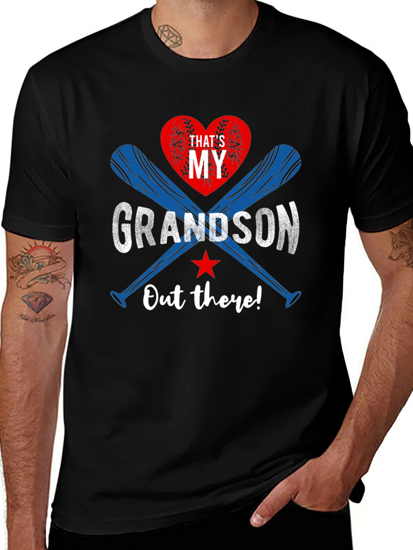 Variant 7 of Grandson Baseball T-Shirt: Proud Grandparent Apparel