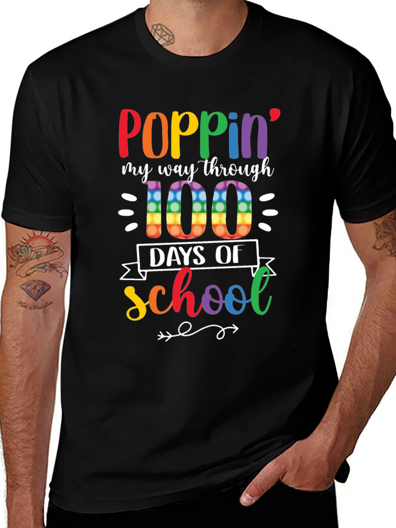 Poppin' 100 Days of School T-Shirt