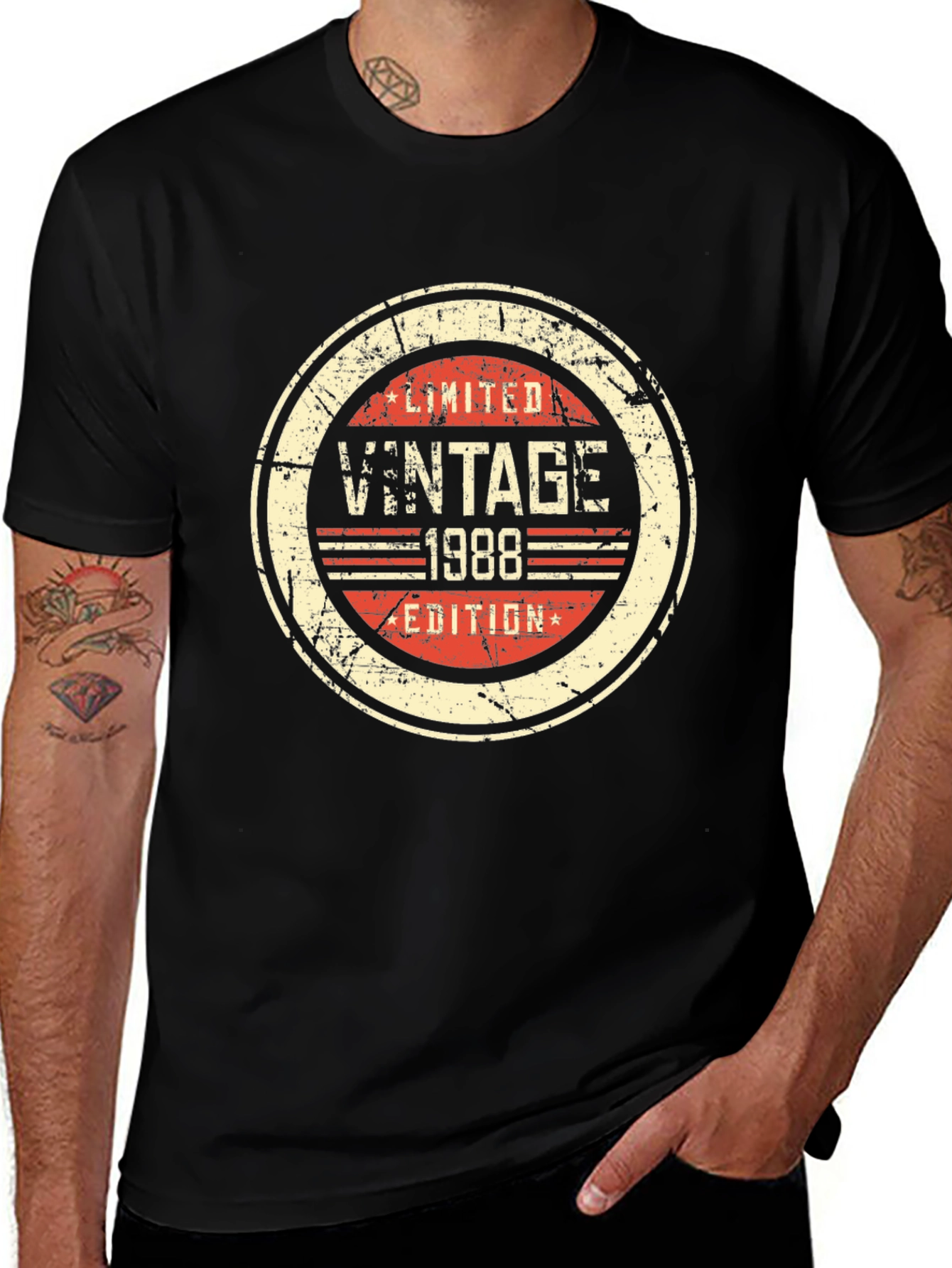 Variant 3 of Vintage 1988 Limited Edition Black T-Shirt