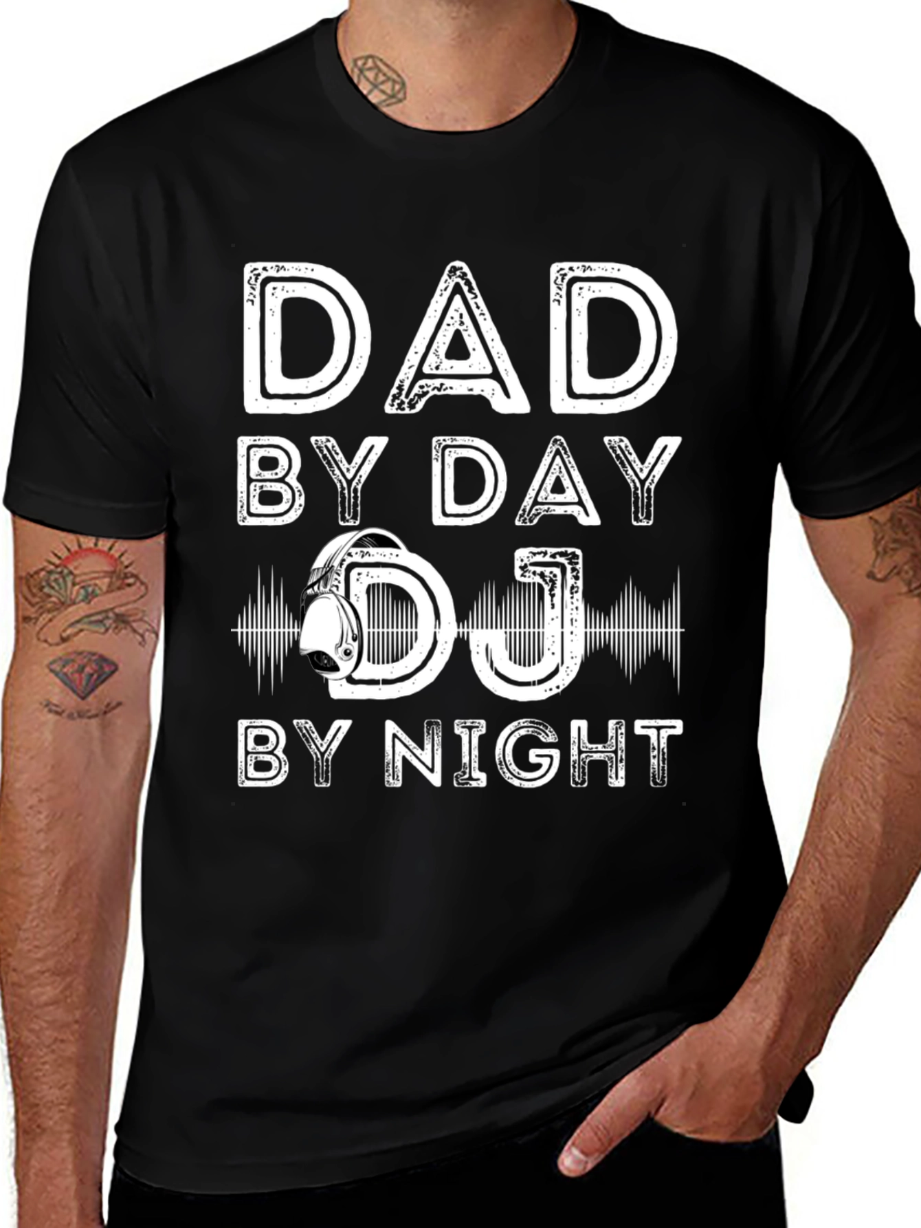 Variant 14 of Dad By Day DJ By Night T-Shirt