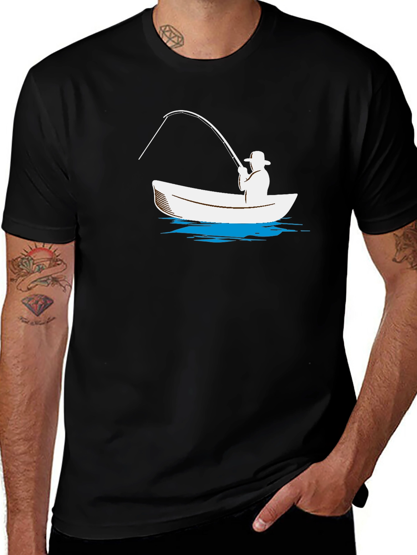 Variant 8 of Fishing Boat T-Shirt - Fisherman Graphic Tee