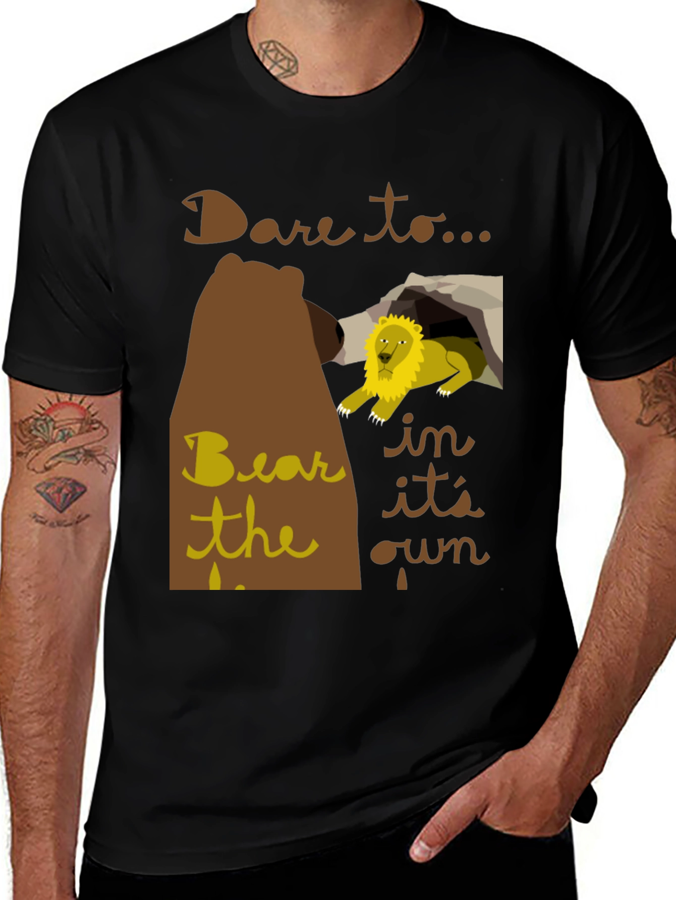 Variant 6 of Dare to Bear T-Shirt
