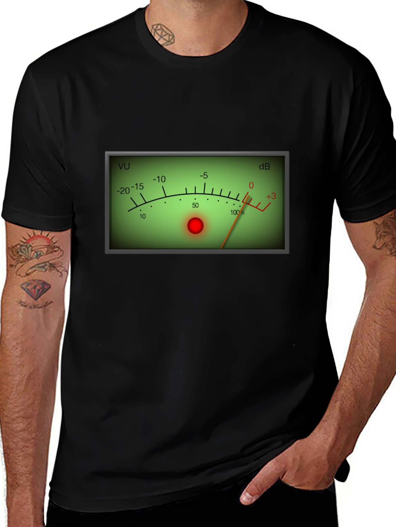 VU Meter T-Shirt - Music Producer Tee