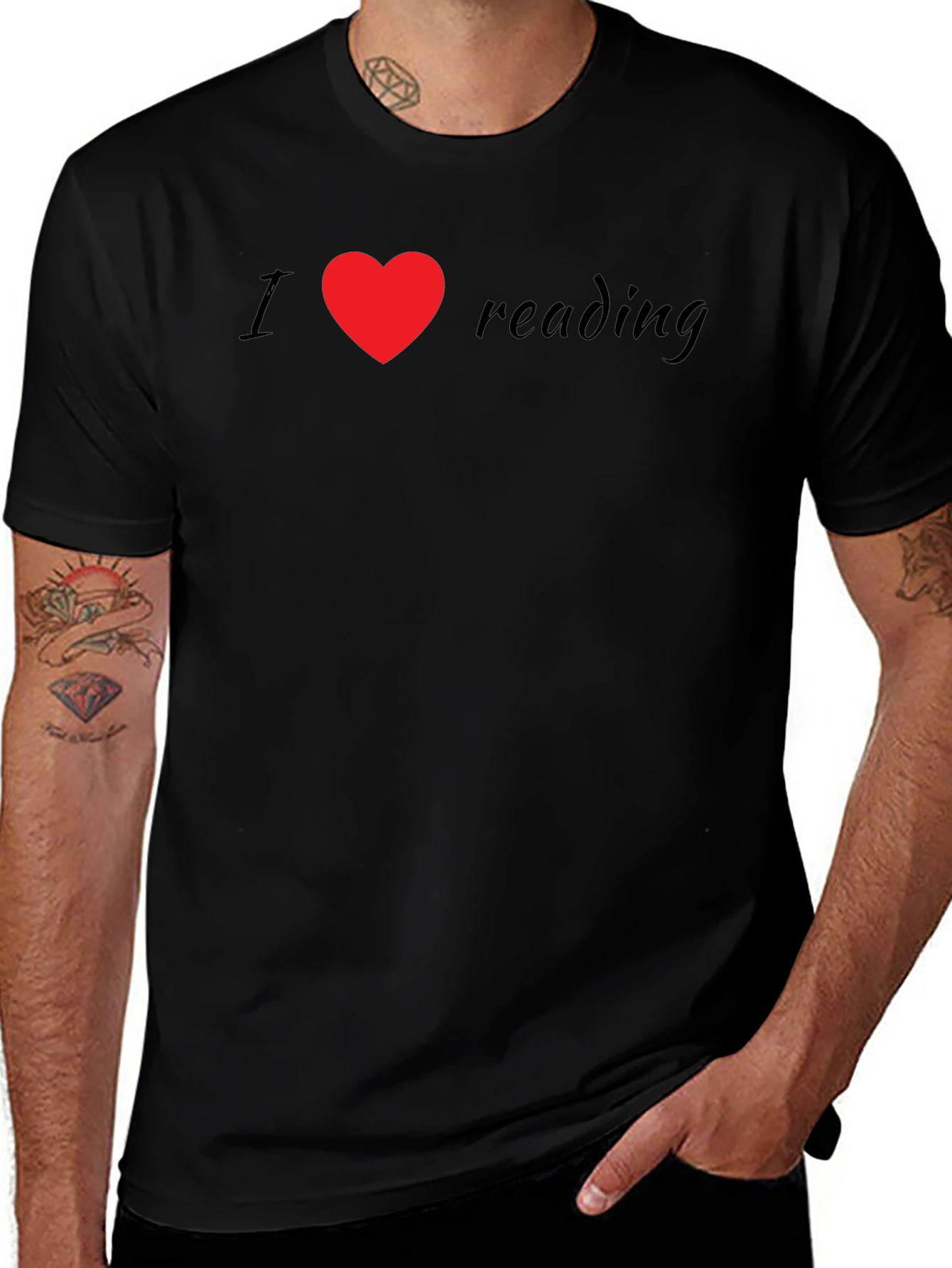 Variant 29 of I Love Reading T-Shirt - Unisex