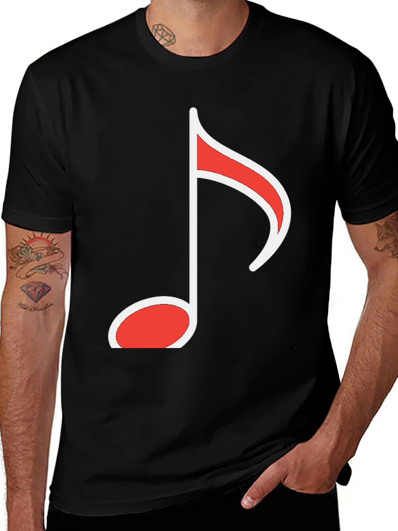 Variant 3 of Musical Note Graphic Tee