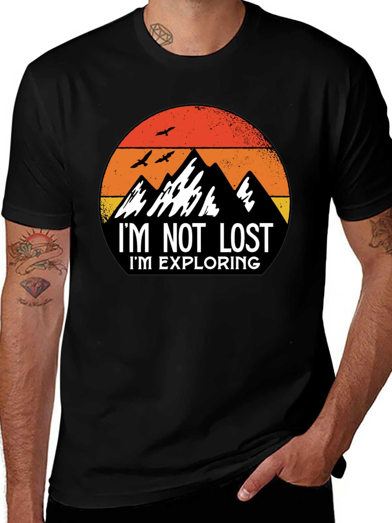 Variant 16 of I'm Not Lost I'm Exploring T-Shirt