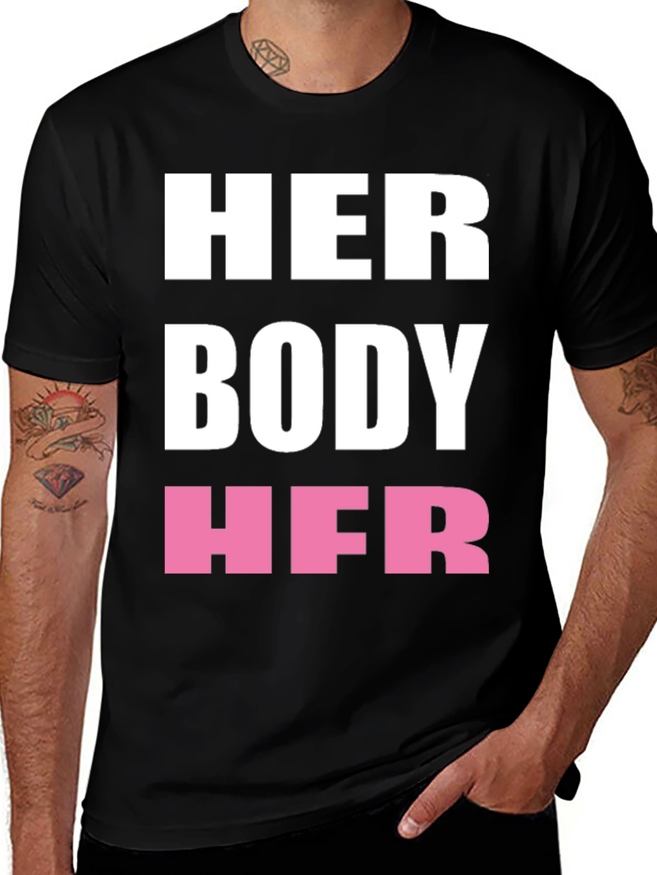 Variant 17 of Her Body Her Choice Graphic Tee