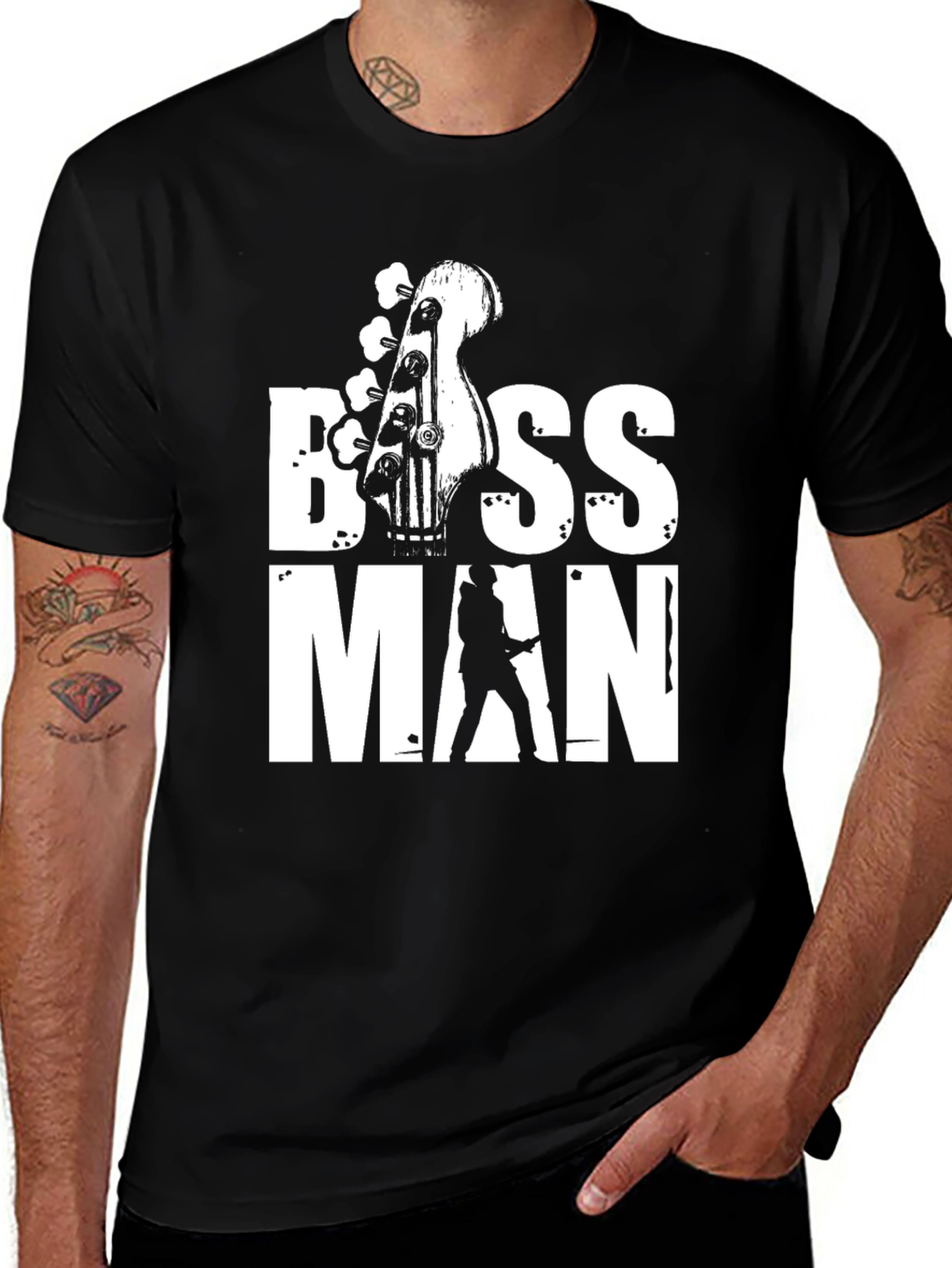 Bassman Graphic Tee - Music Lover T-Shirt