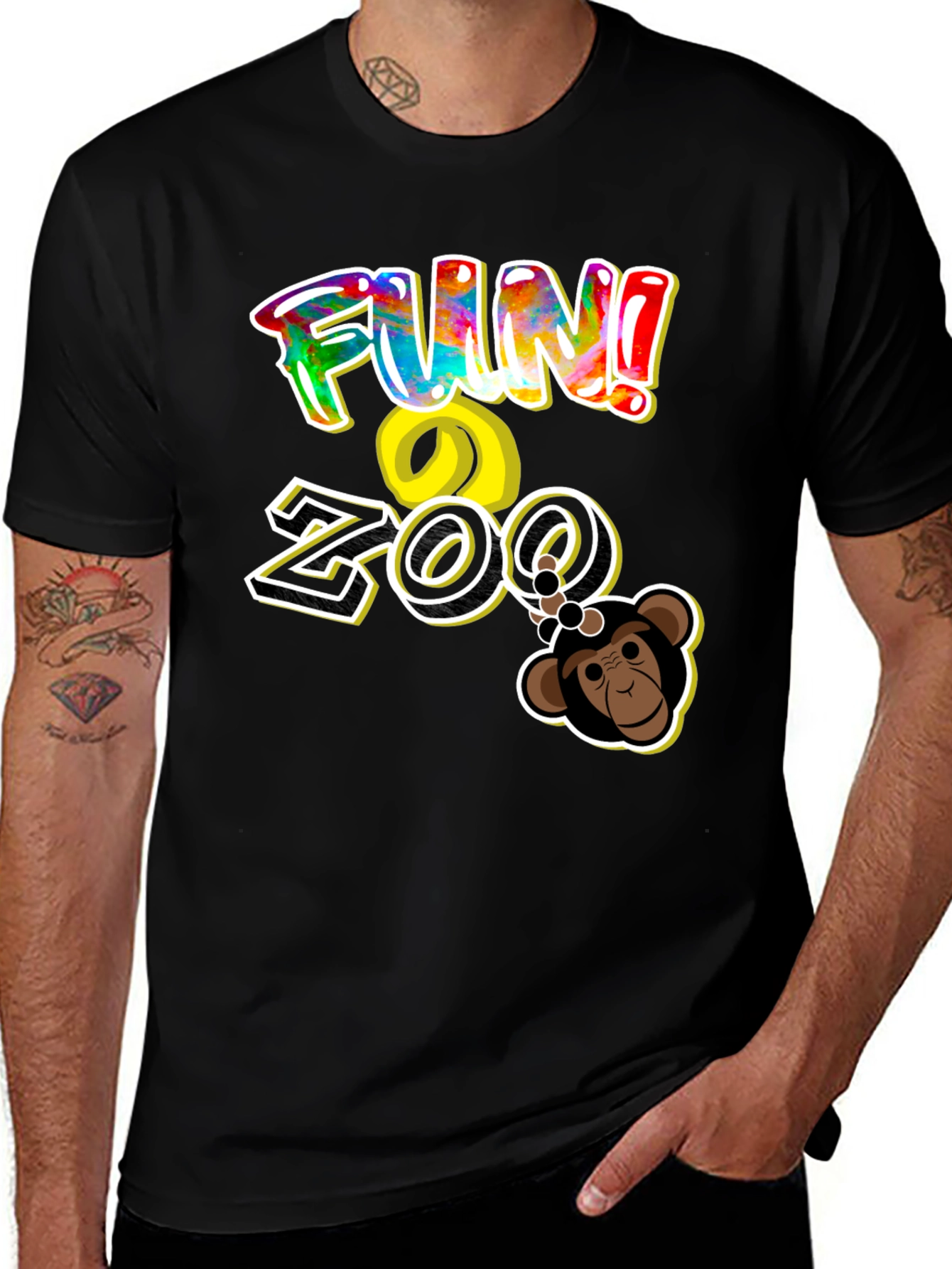 Variant 21 of Fun Zoo Graphic T-Shirt