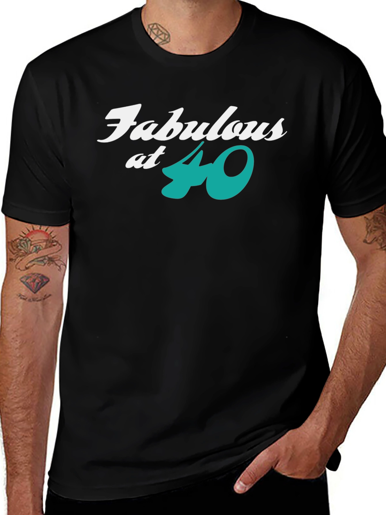 Variant 8 of Fabulous at 40 Black T-Shirt