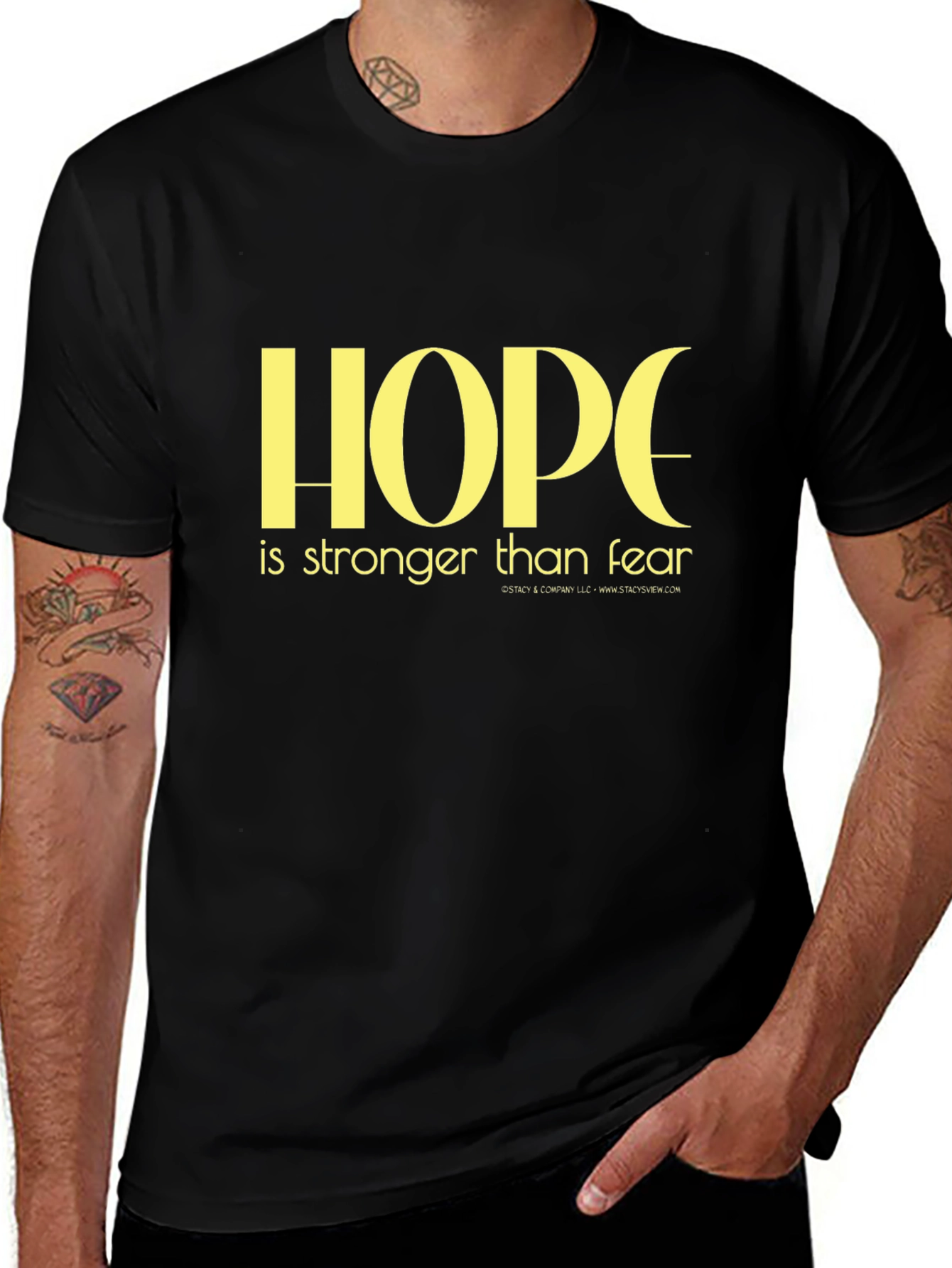 Variant 11 of Hope is Stronger Than Fear Graphic T-Shirt