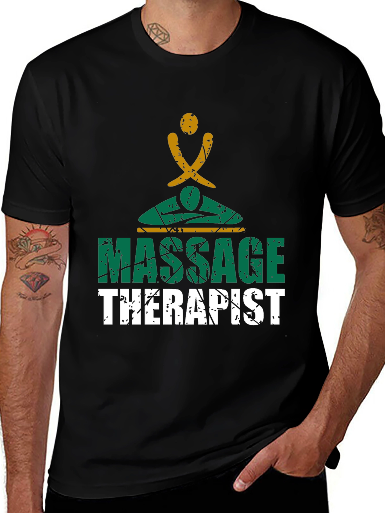 Variant 19 of Massage Therapist Graphic T-Shirt - Unisex Tee