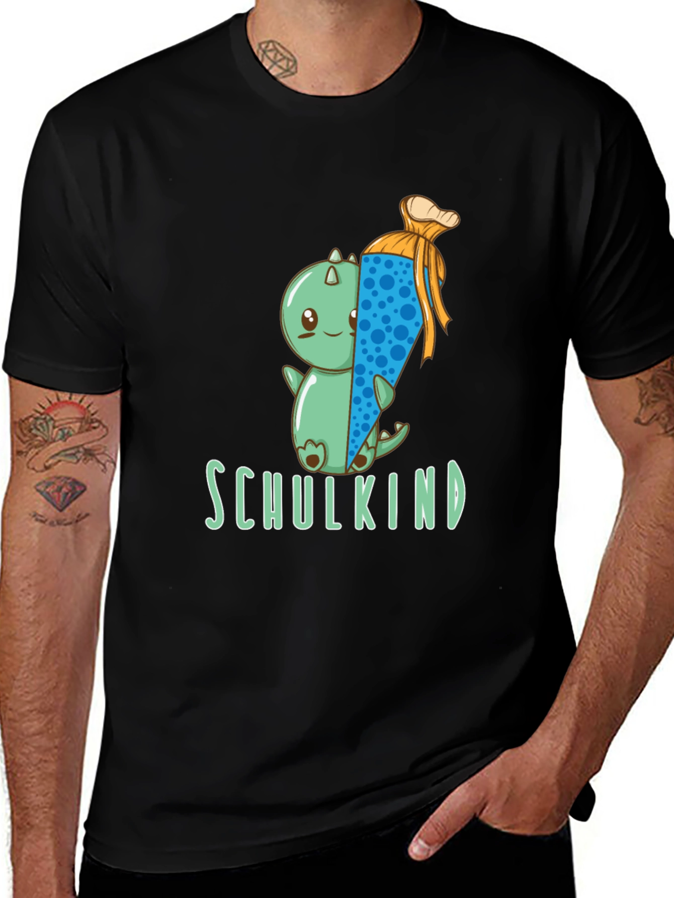 Variant 18 of Schulkind Dinosaur T-Shirt - Back to School