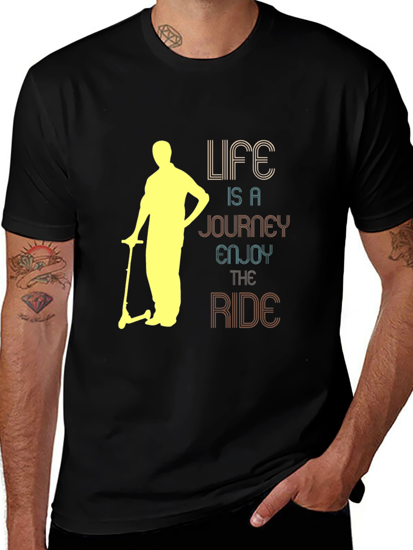 Variant 26 of Life is a Journey Graphic Tee - Enjoy the Ride