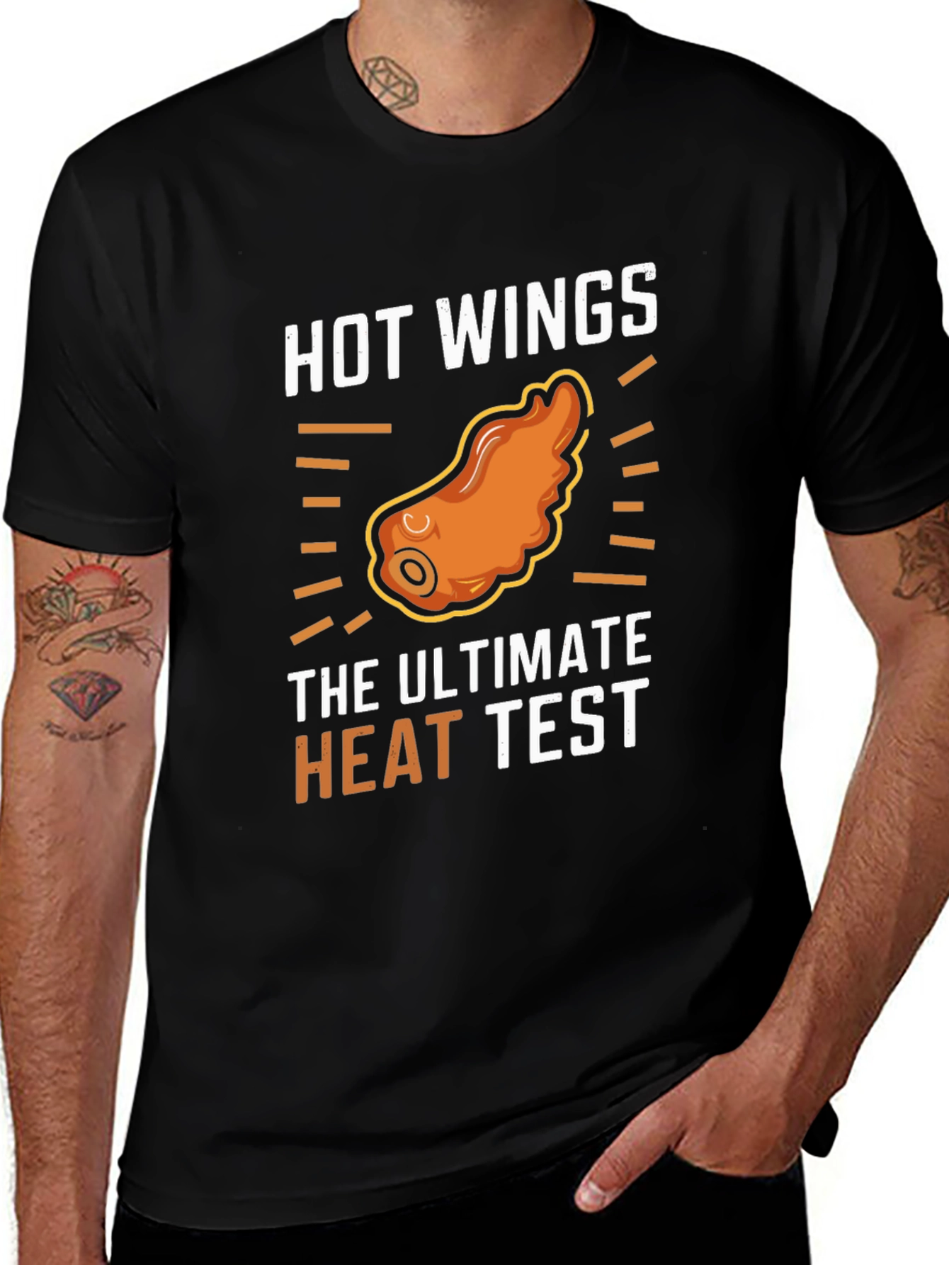 Variant 17 of Hot Wings Ultimate Heat Test T-Shirt