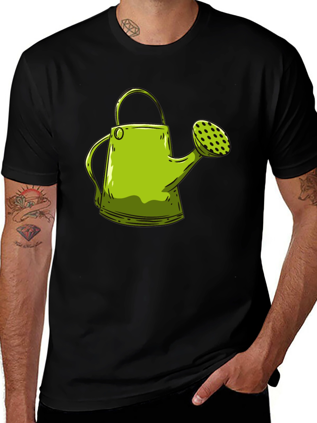 Variant 18 of Watering Can T-Shirt - Garden Humor Tee