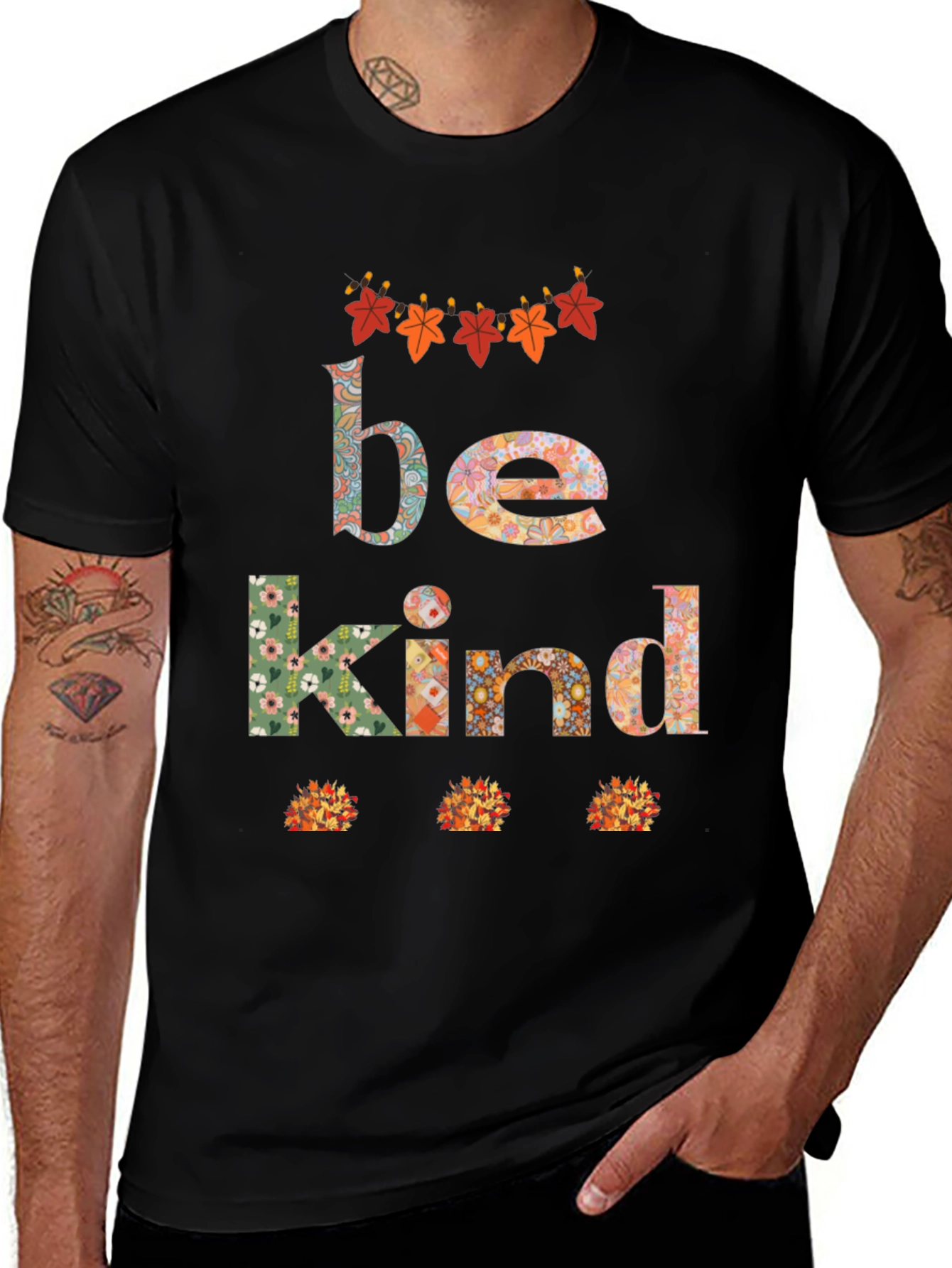 Variant 11 of Be Kind Floral Graphic Tee
