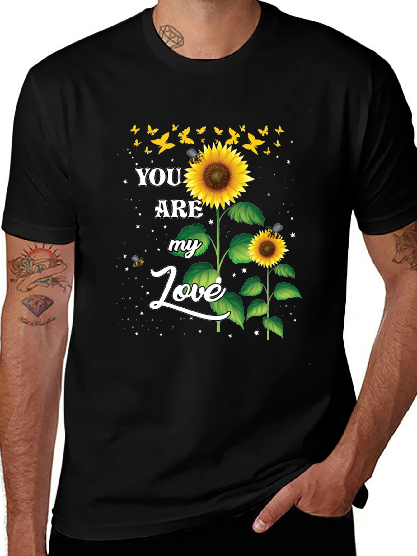 Variant 6 of Sunflower Love Graphic Tee