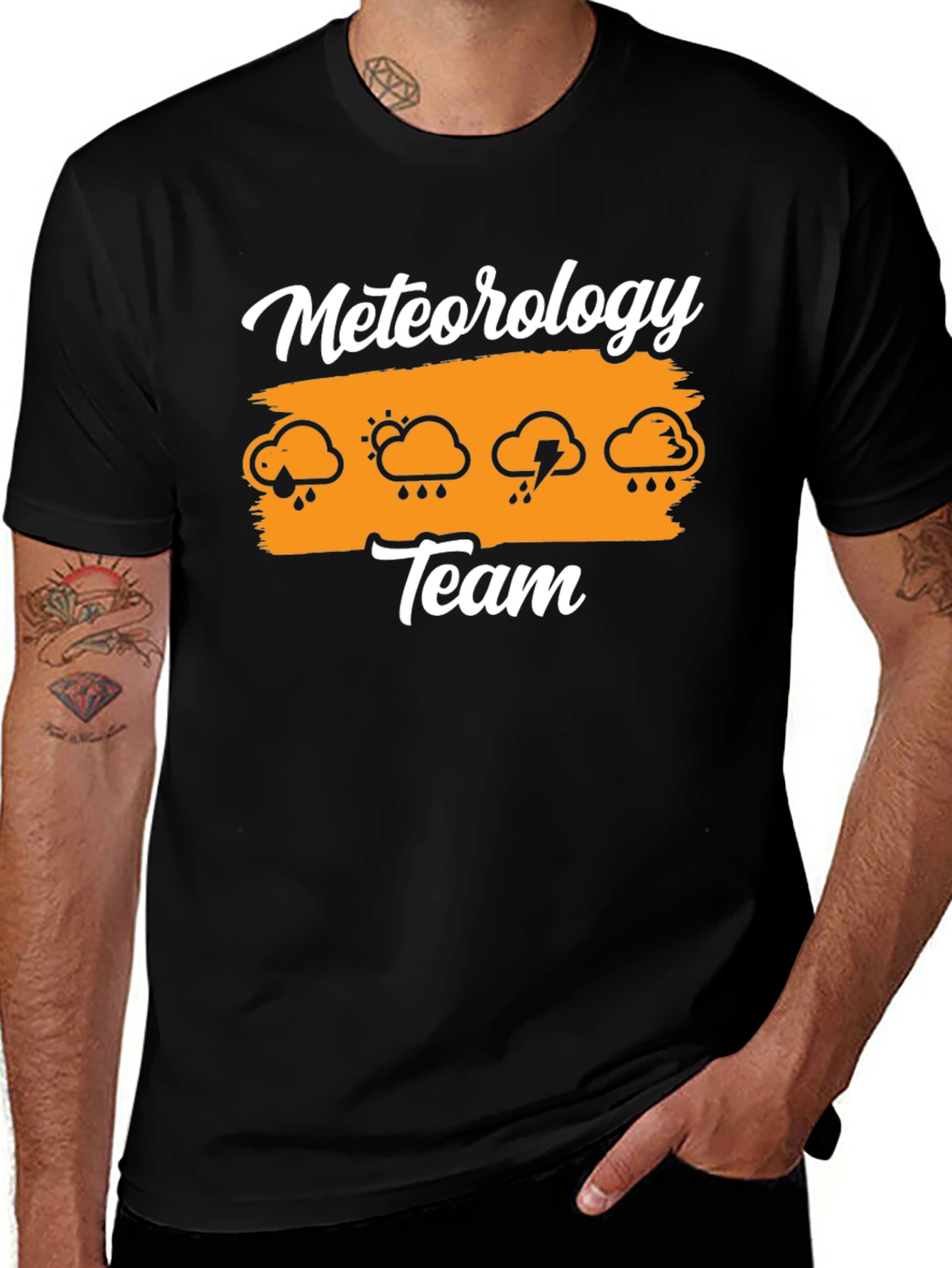 Variant 2 of Meteorology Team Weather Graphic T-Shirt