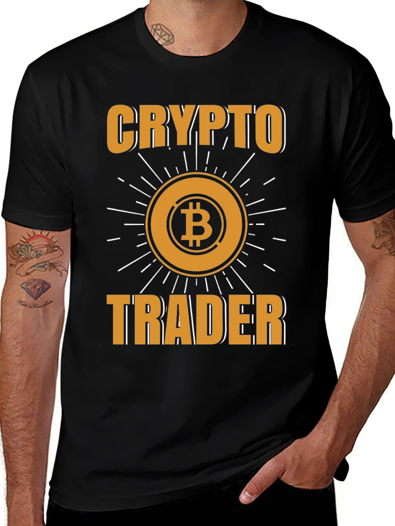 Variant 14 of Crypto Trader Bitcoin T-Shirt