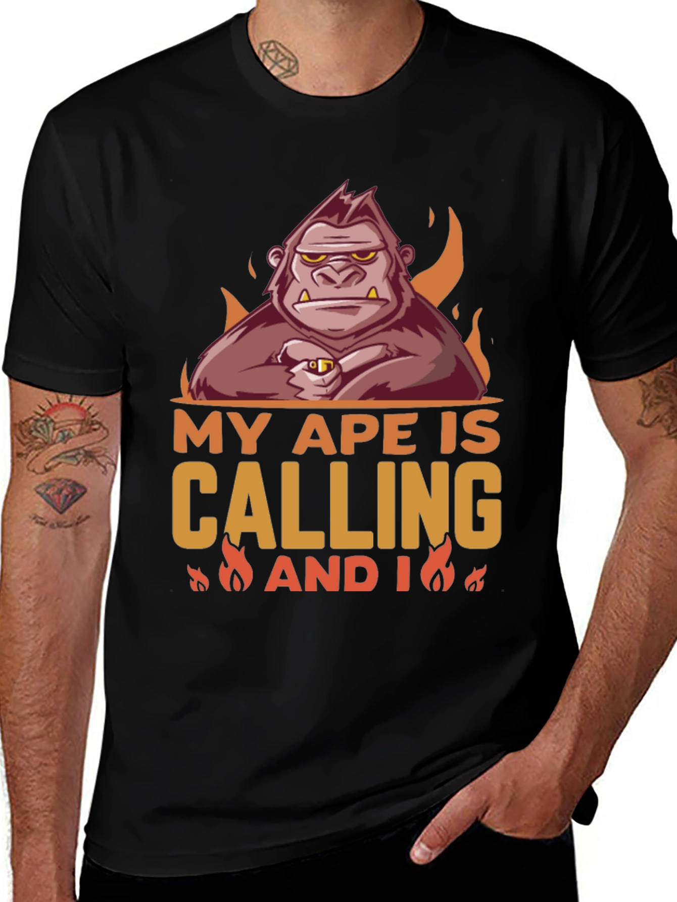 Variant 18 of My Ape Is Calling Graphic T-Shirt