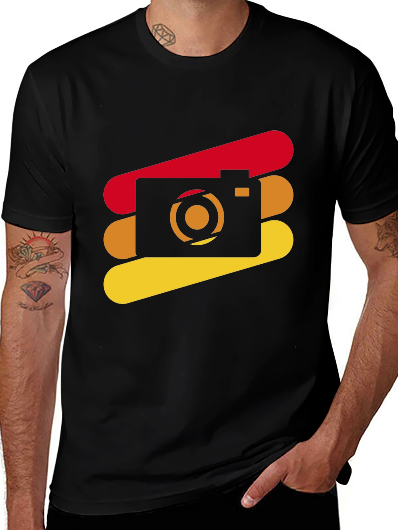Variant 16 of Retro Camera Graphic Tee - Vintage Style T-Shirt