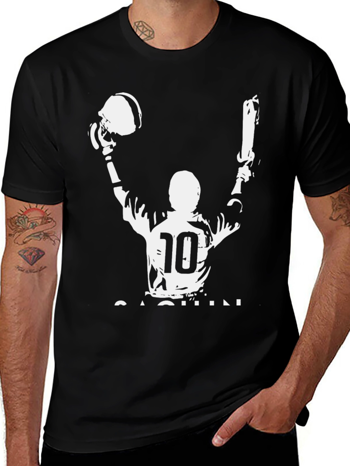 Joaquin T-Shirt - Black, Graphic Print